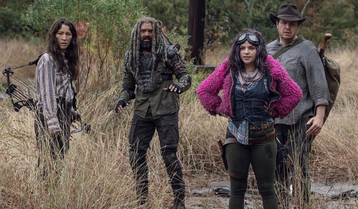 Yumiko, Ezekiel, Princesa y Eugene en 'The Walking Dead'