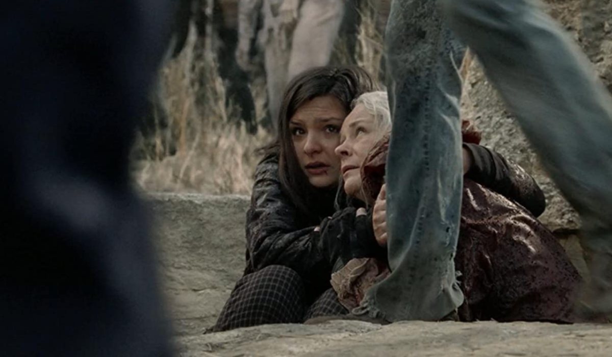 Lydia protege a Carol en 'The Walking Dead'