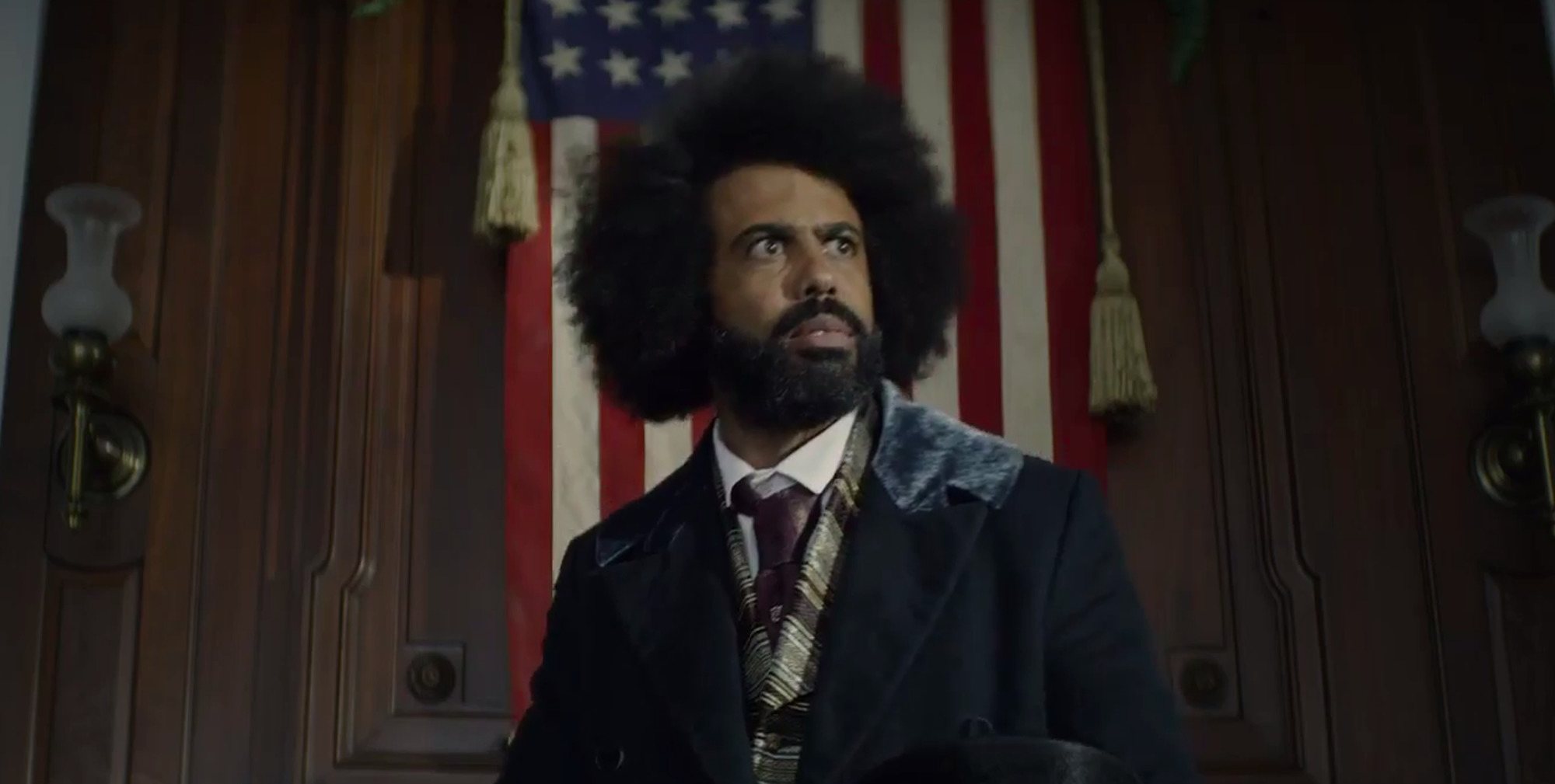 Daveed Diggs como Frederick Douglass en &#39;El pájaro carpintero&#39;