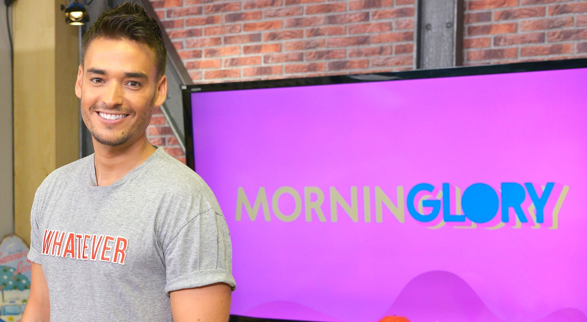 David Moreno, presentador de 'MorninGlory'