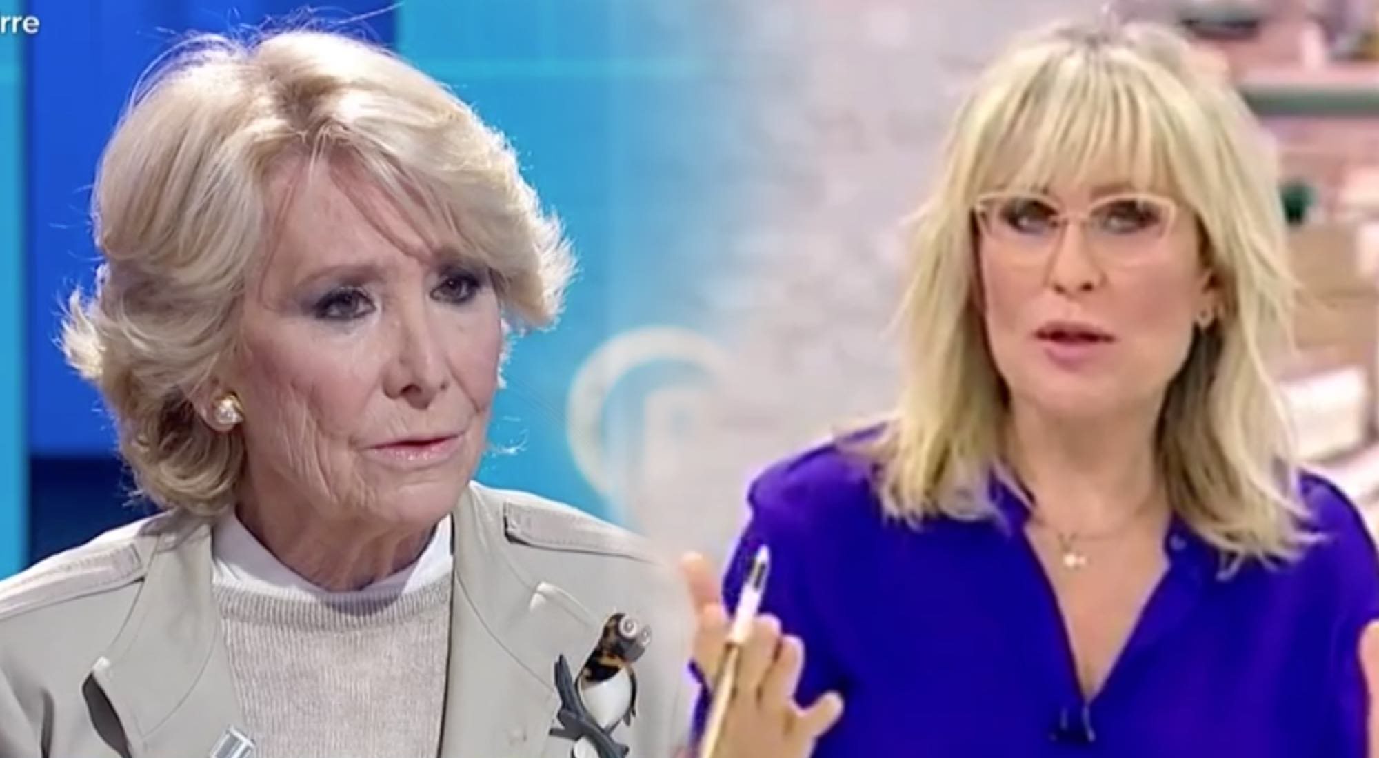 Esperanza Aguirre y María Rey ('120 minutos')