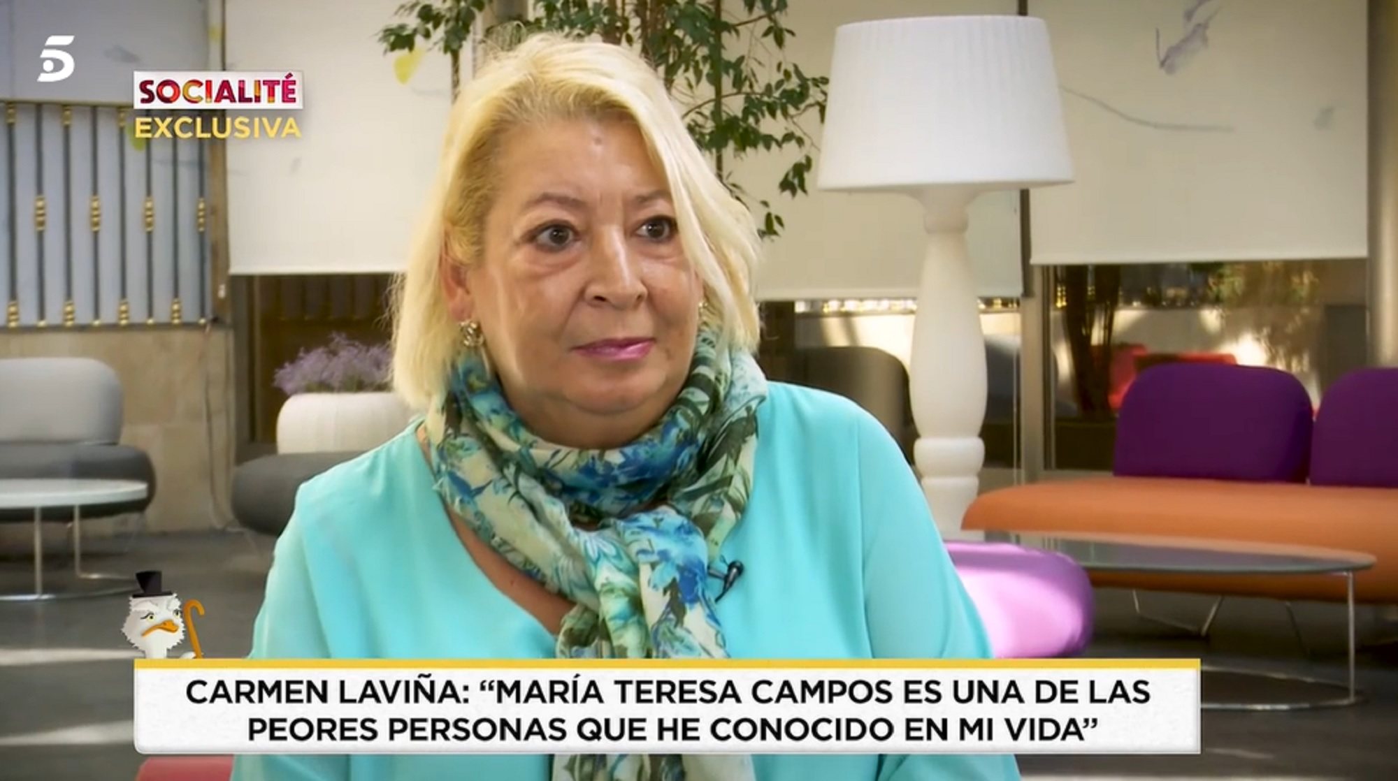 Carmen Laviña, excompañera de María Teresa Campos, la critica duramente en 'Socialité'