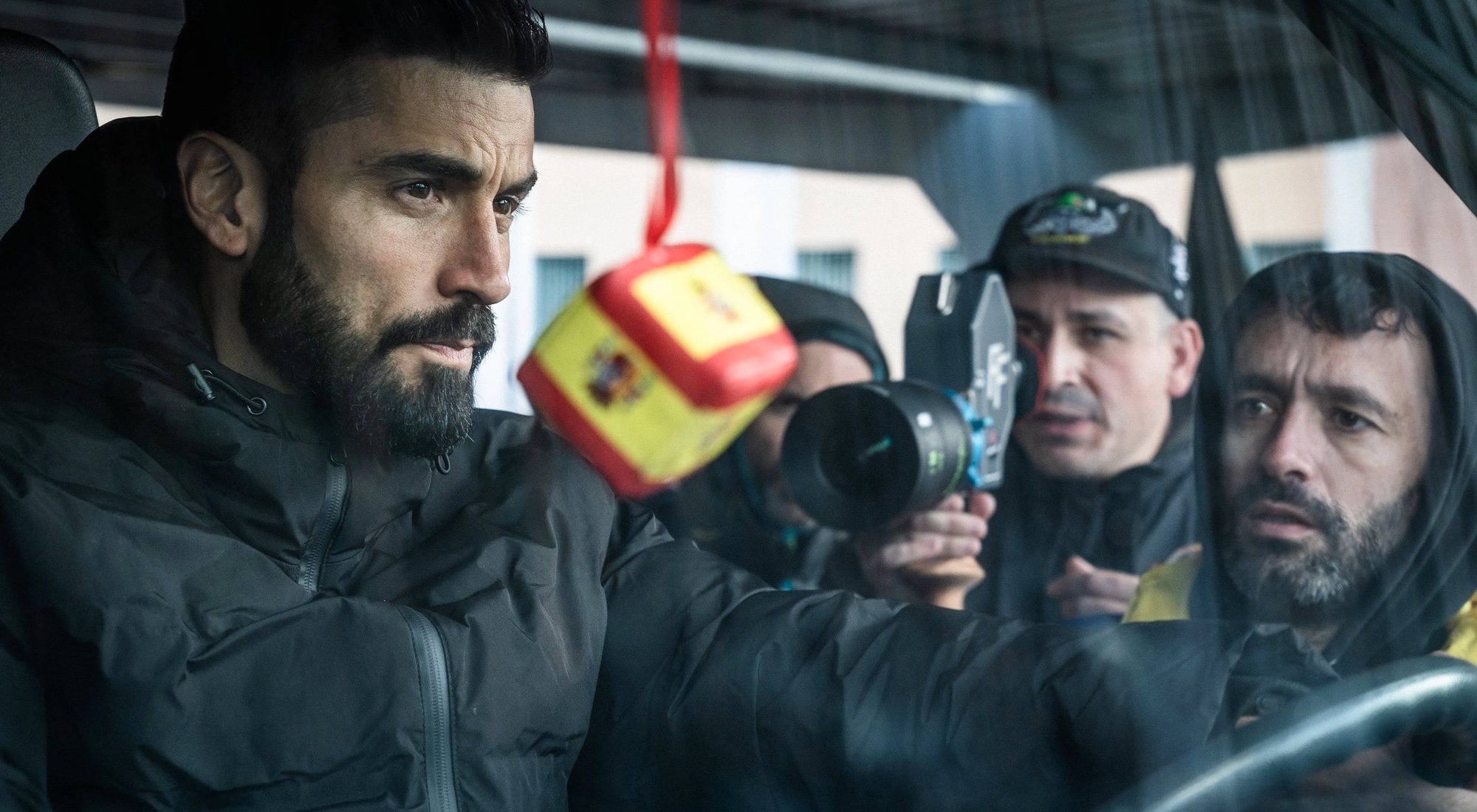 Rodaje de 'Antidisturbios', producción de Rodrigo Sorogoyen