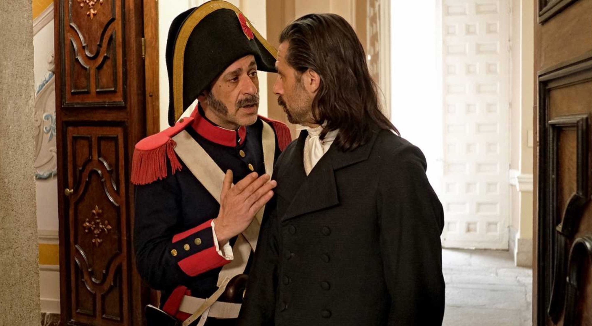 Nacho Fresneda y Hugo Silva en la cuarta temporada de 'El Ministerio del Tiempo'