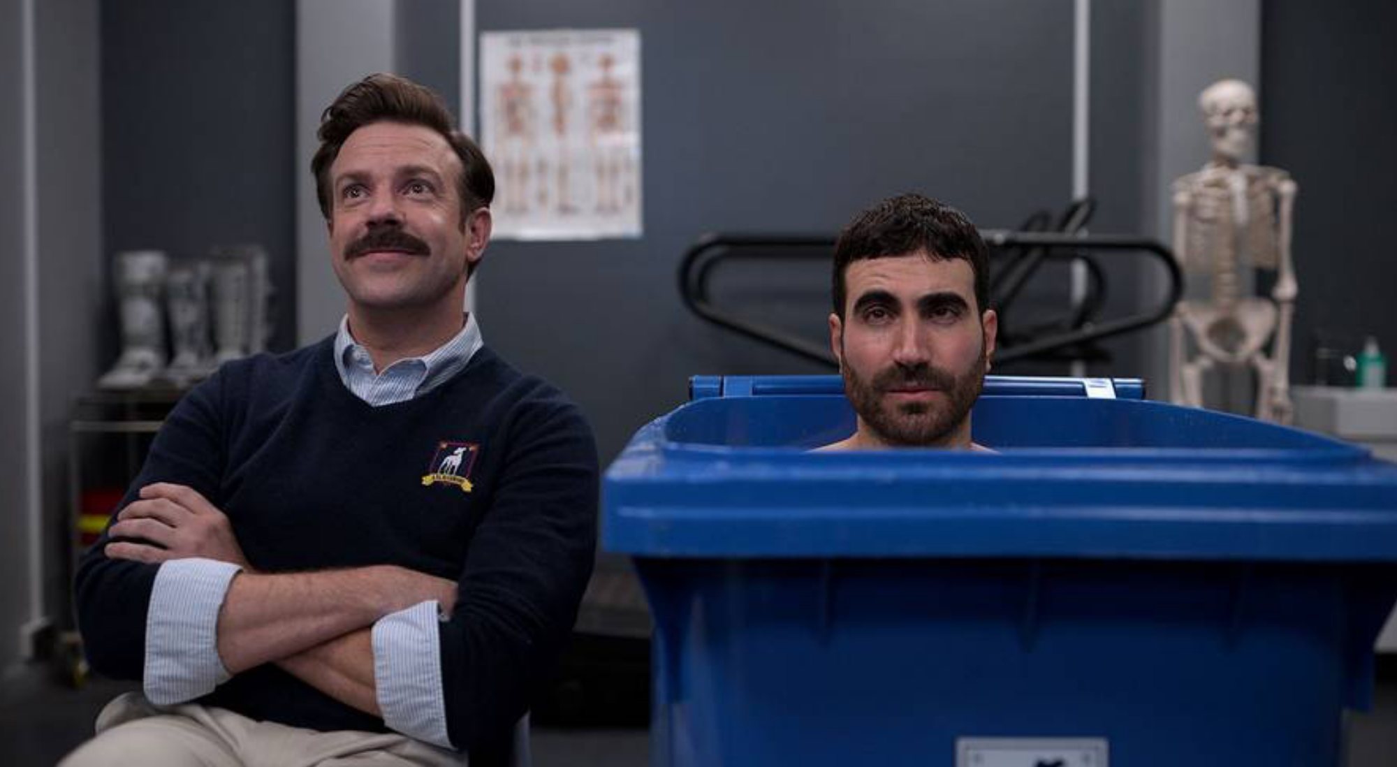 Jason Sudeikis y Brett Goldstein en 'Ted Lasso'