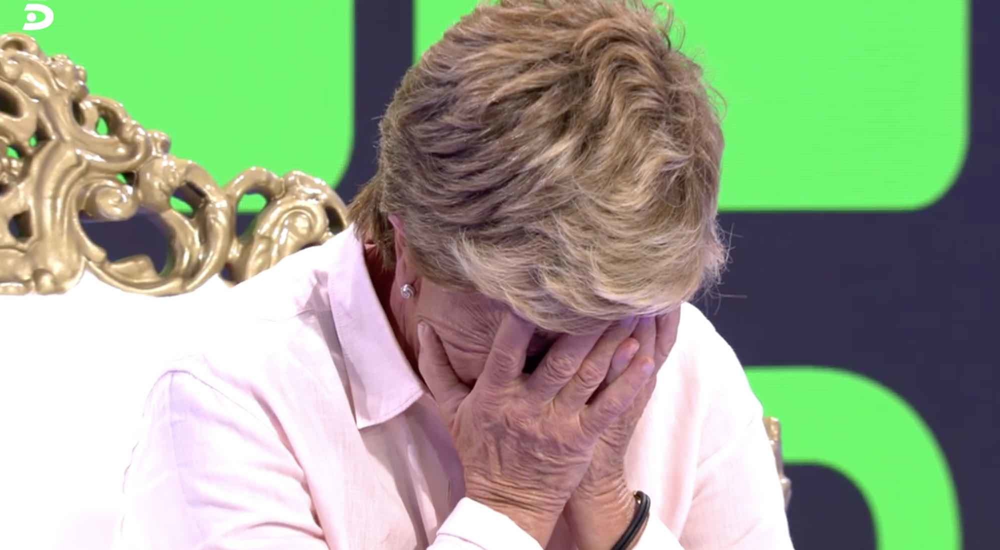 Chelo García-Cortés, derrumbada en &#39;Sálvame&#39;