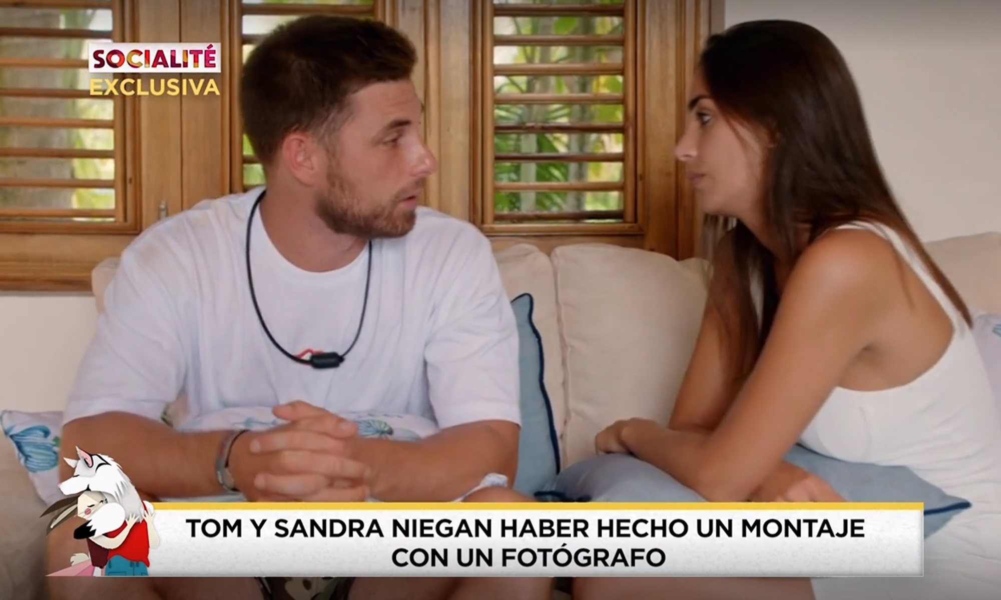 Tom Brusse y Sandra Pica hablan en 'Socialité'