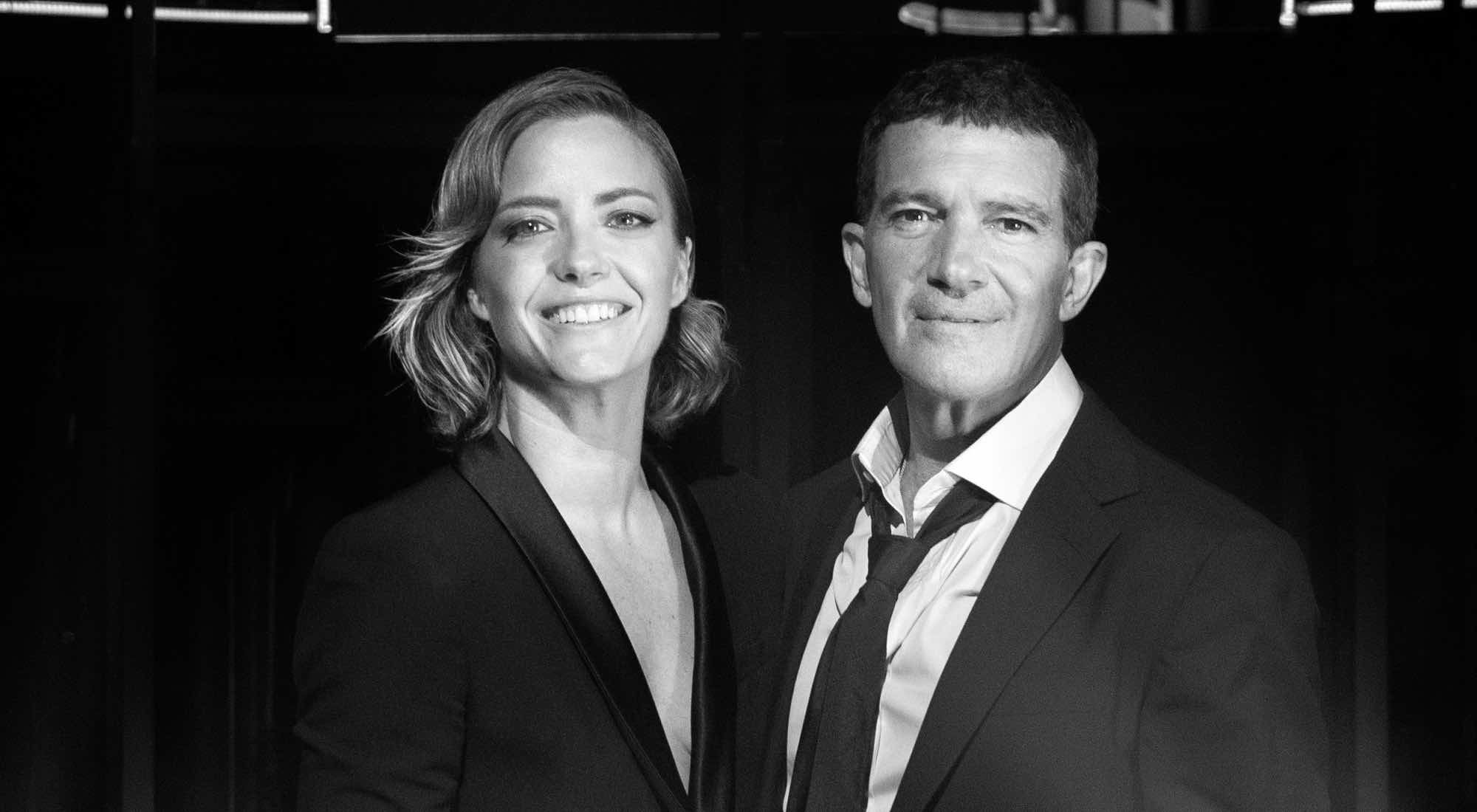 María Casado y Antonio Banderas