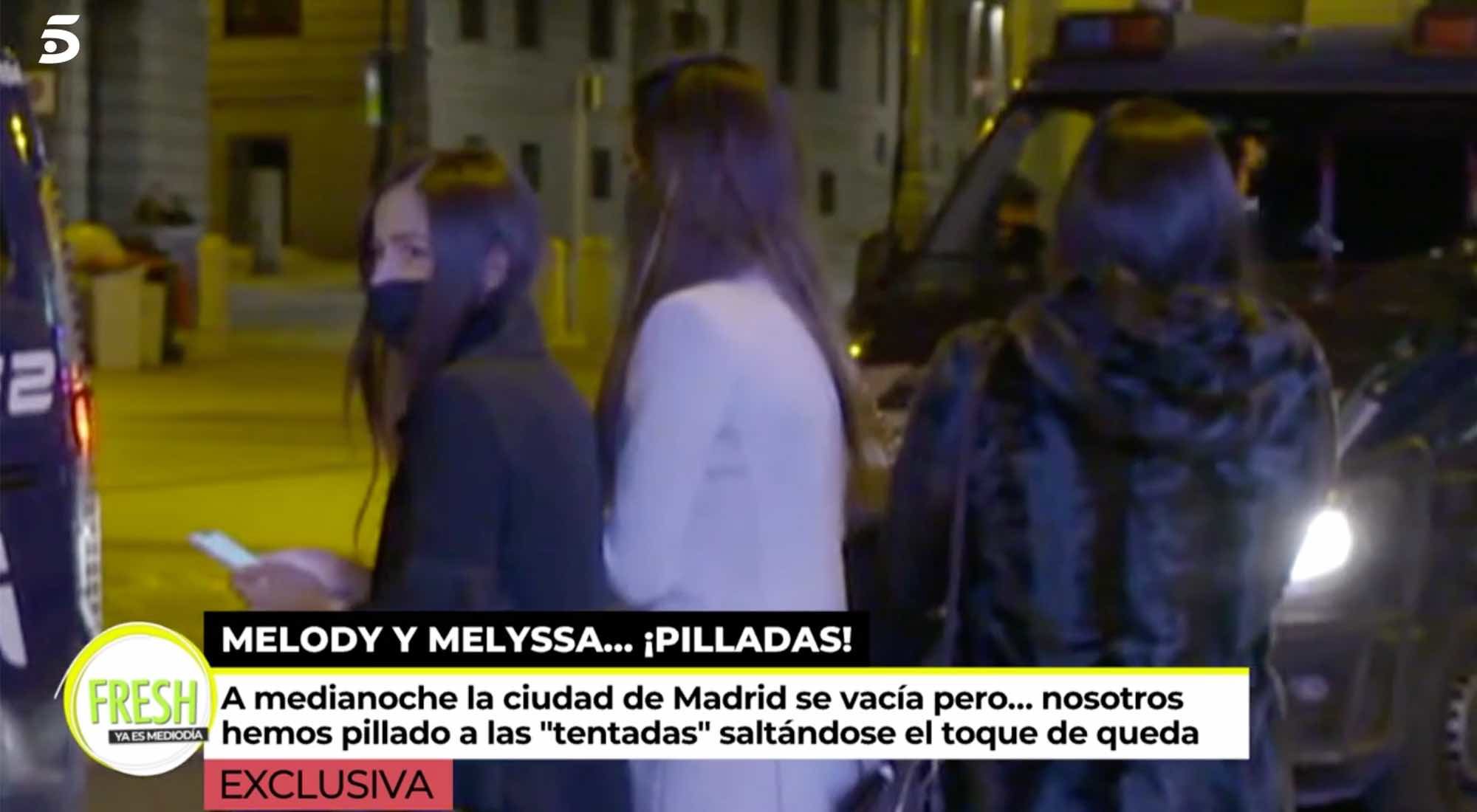 Melyssa y Melodie, pilladas por 'Ya es mediodía'