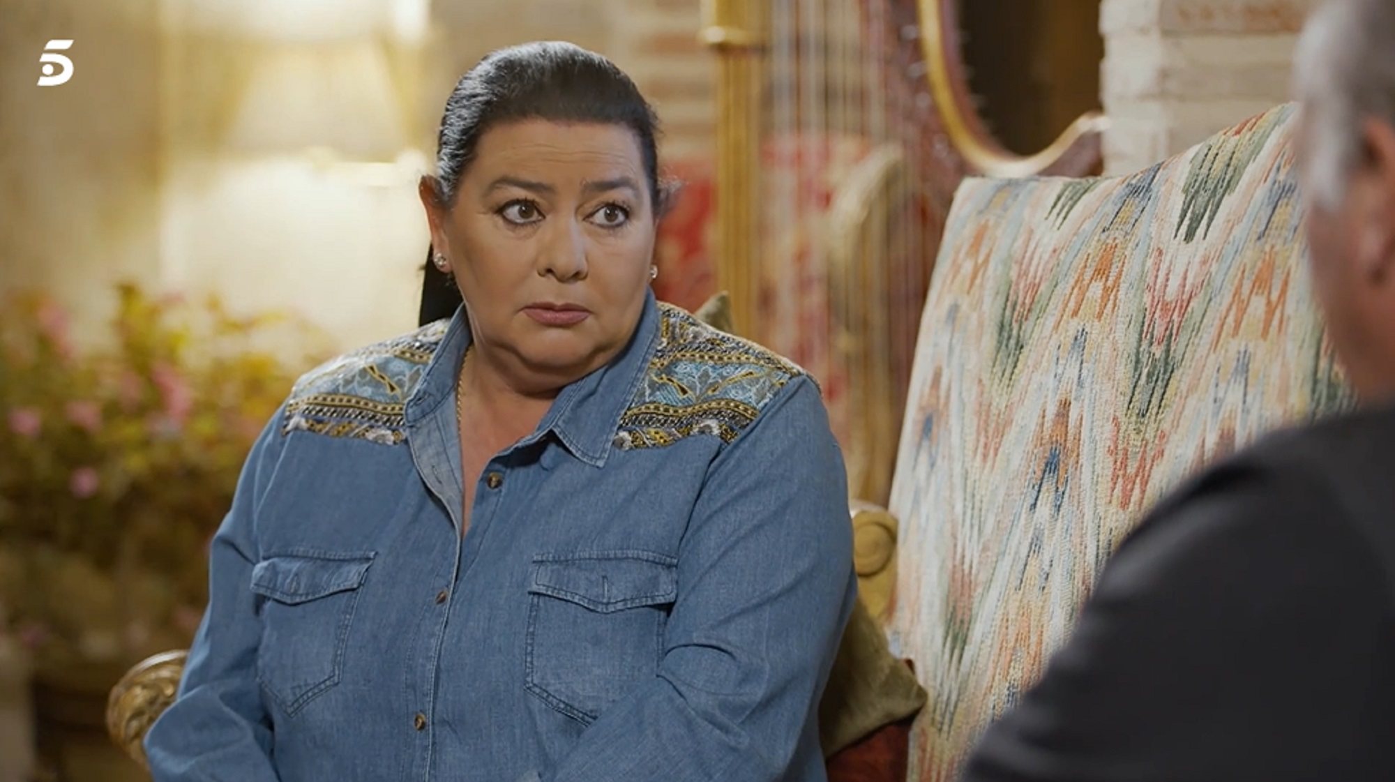 María del Monte durante su entrevista en 'Mi casa es la tuya'