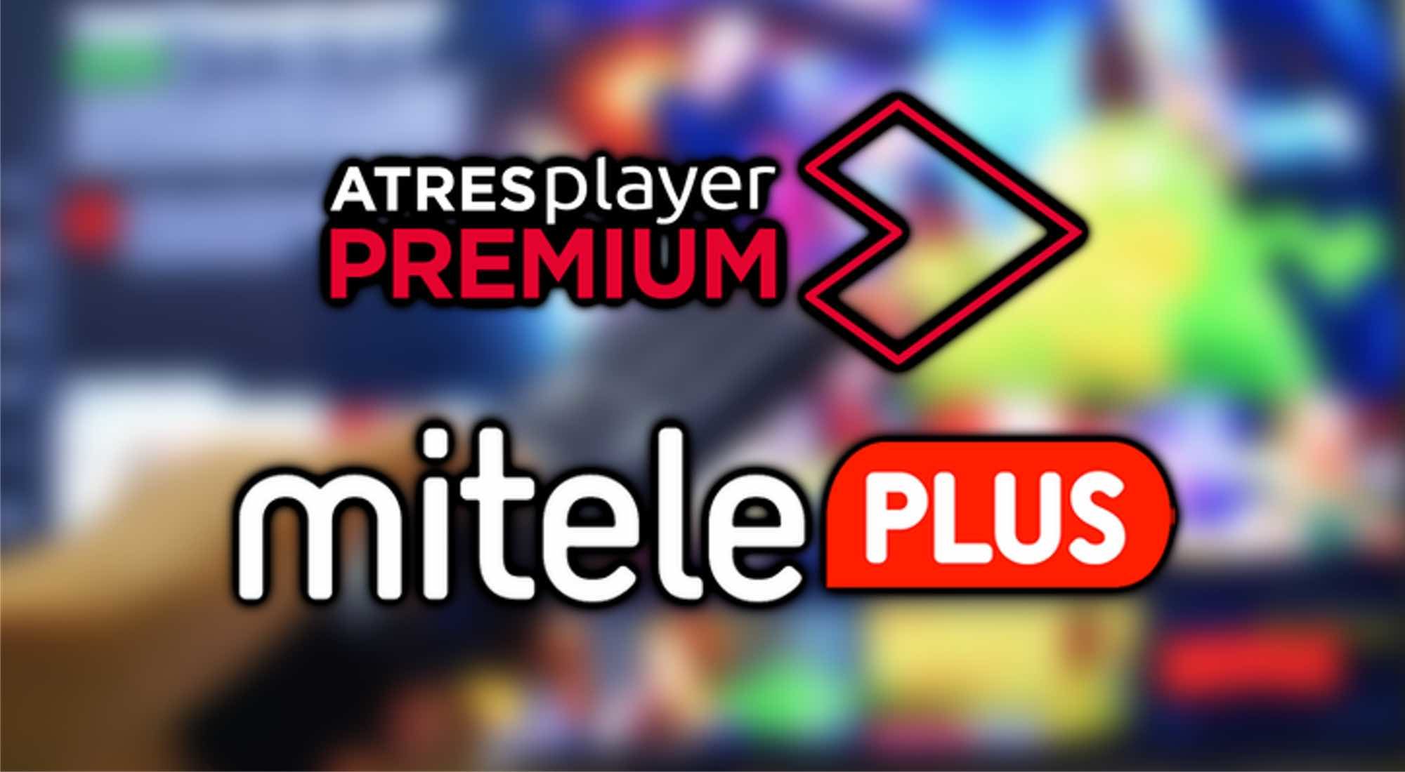 Logos Atresplayer Premium y Mitele Plus
