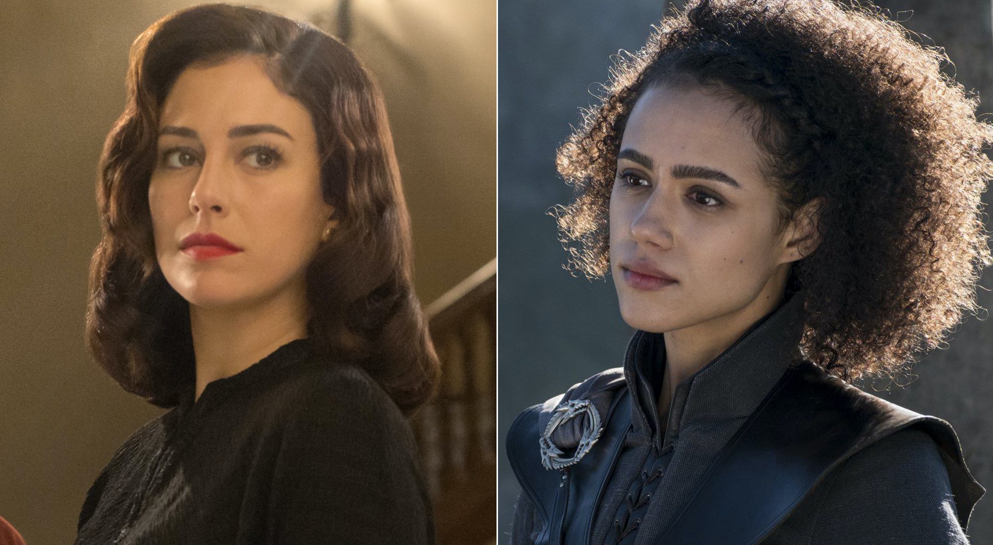 Blanca Suárez y Nathalie Emmanuel, quien finalmente dio vida a Missandei