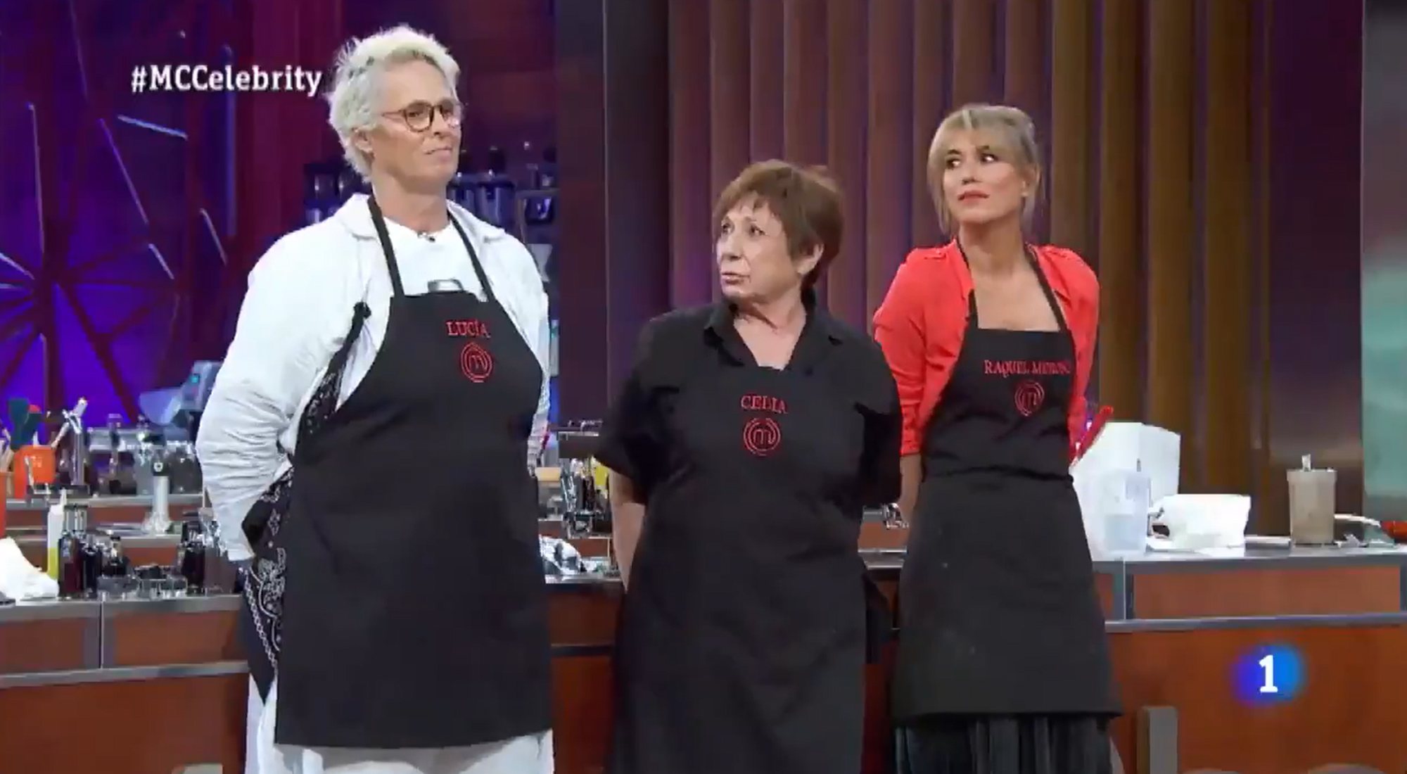 Lucía Dominguín conoce su expulsión tras la prueba final en 'MasterChef Celebrity 5'