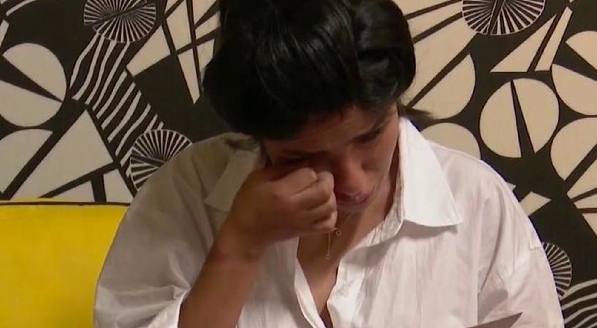 Isa Pantoja llorando en 'La casa fuerte 2'