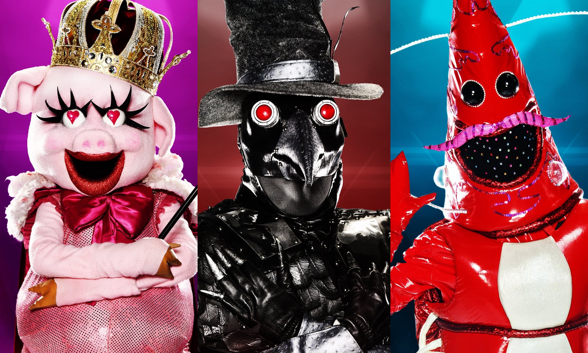 Cerdita, Cuervo y Gamba, en &#39;Mask Singer&#39;