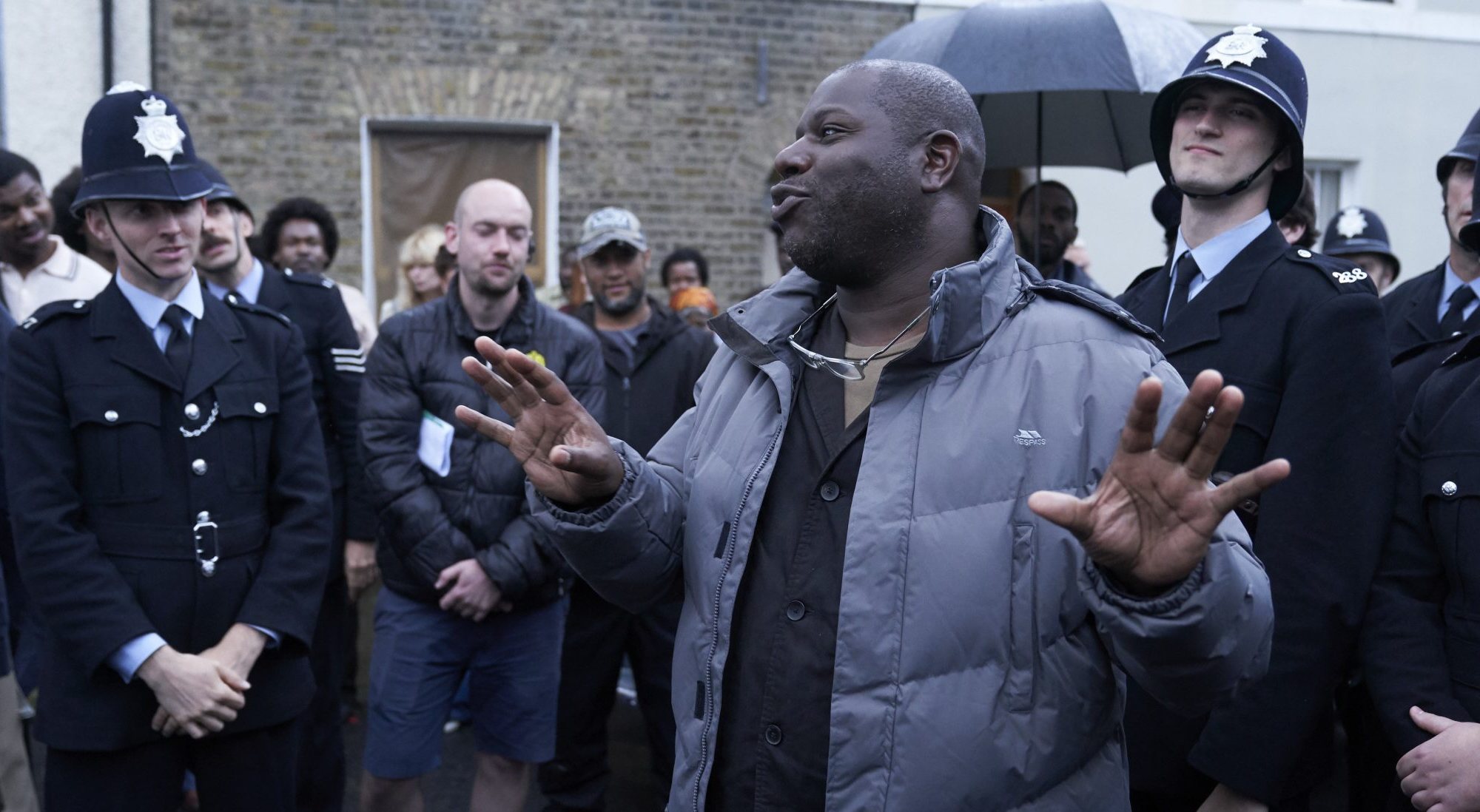 Steve McQueen en el rodaje de &#39;Small Axe&#39;