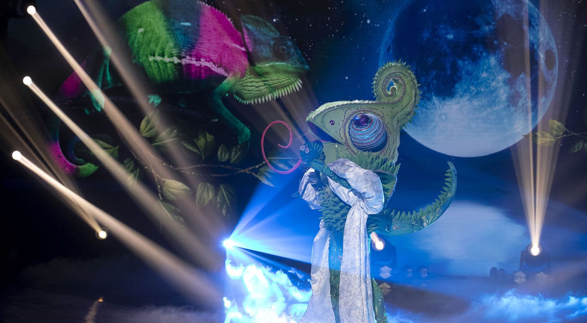 Camaleón, durante su actuación en la sexta gala de &#39;Mask Singer&#39;