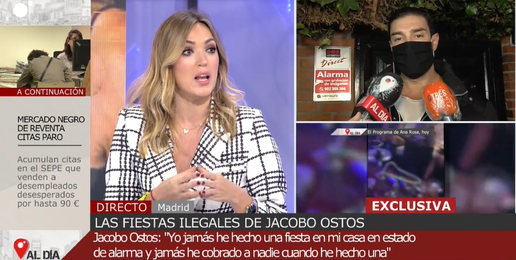 Jacobo Ostos desmiente a Marta Riesco en Cuatro