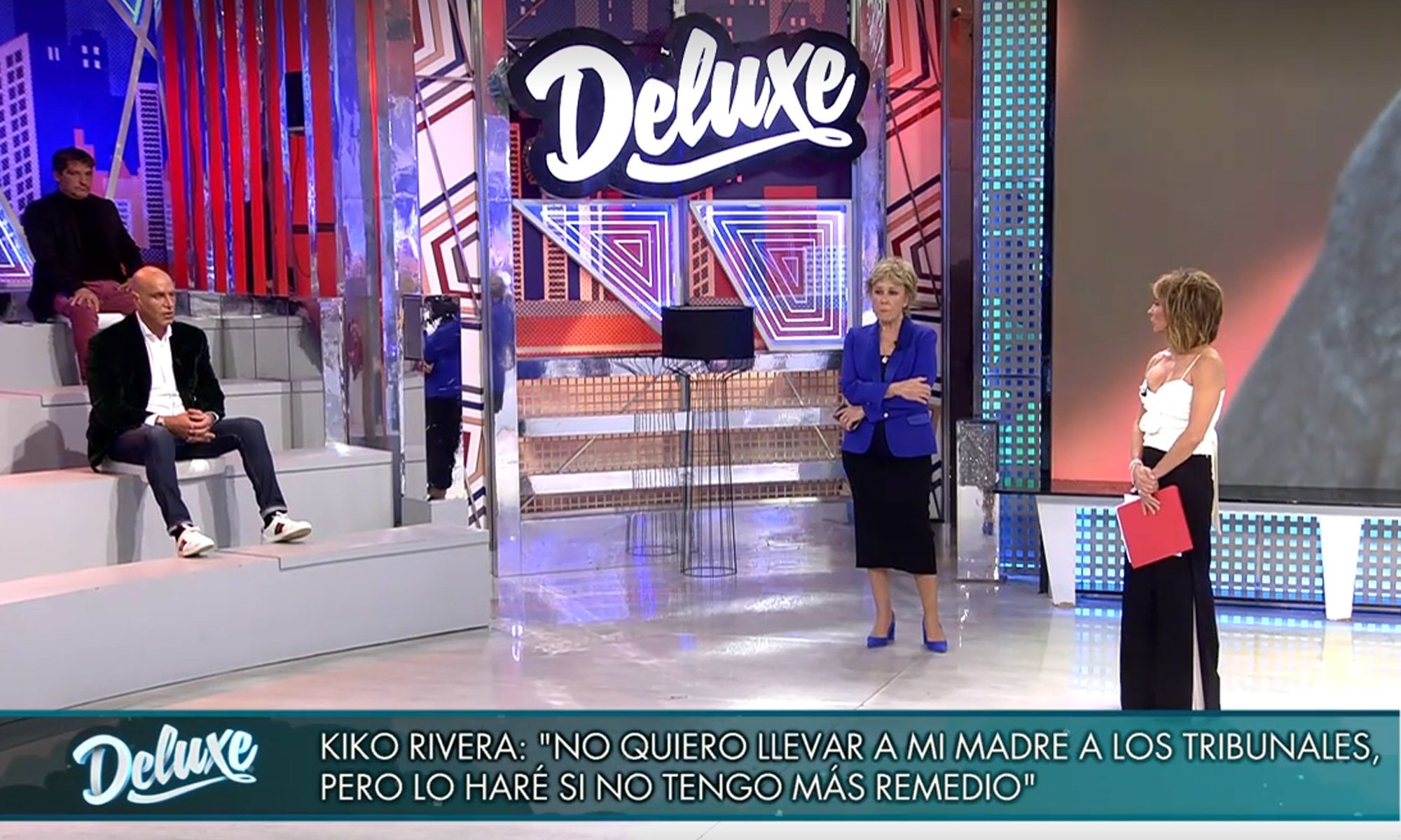 Kiko Matamoros, Mila Ximénez y María Patiño en 'Sábado deluxe'