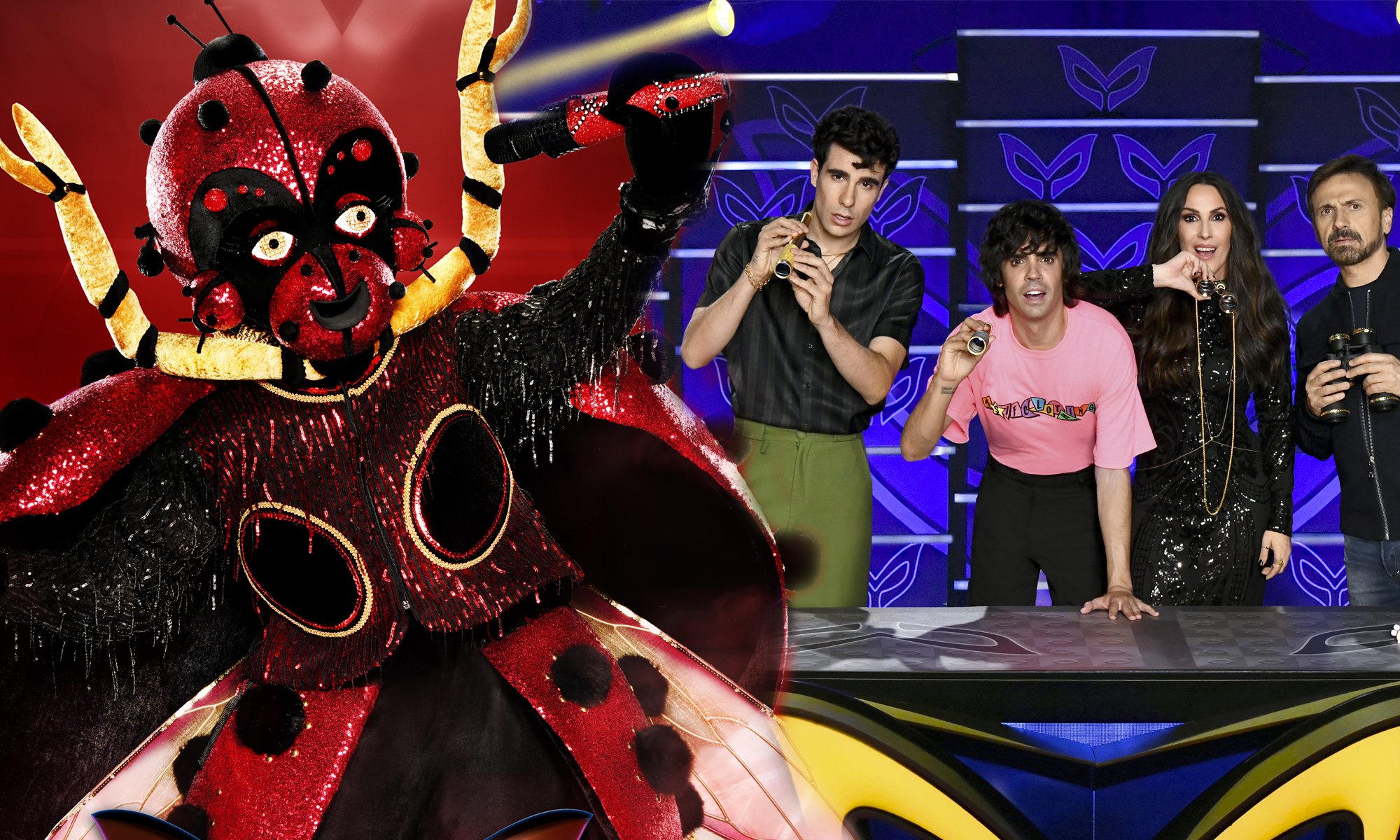 Mariquita y los investigadores de 'Mask Singer'