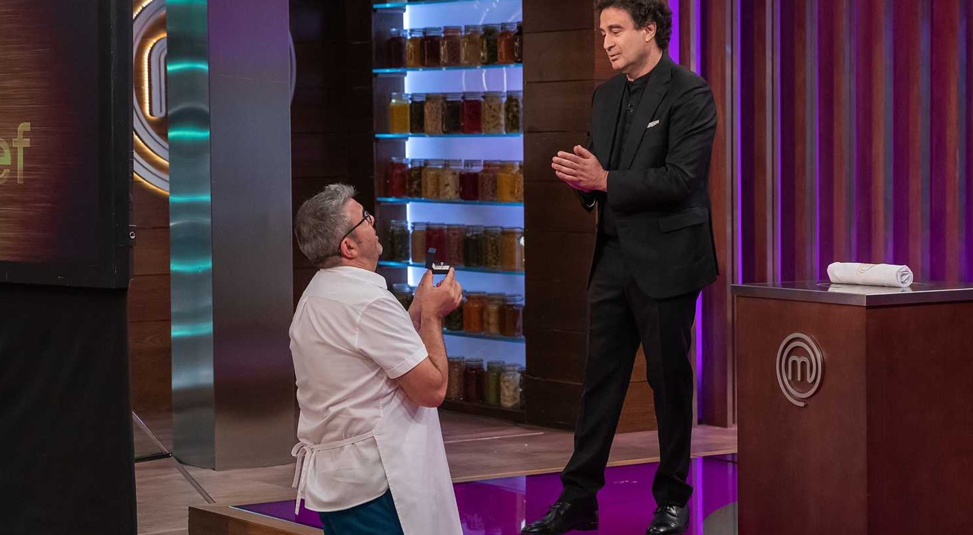 Flosie, la parodia de Florentino Fernández, le pide matrimonio a Pepe Rodríguez en &#39;MasterChef Celebrity 5&#39;