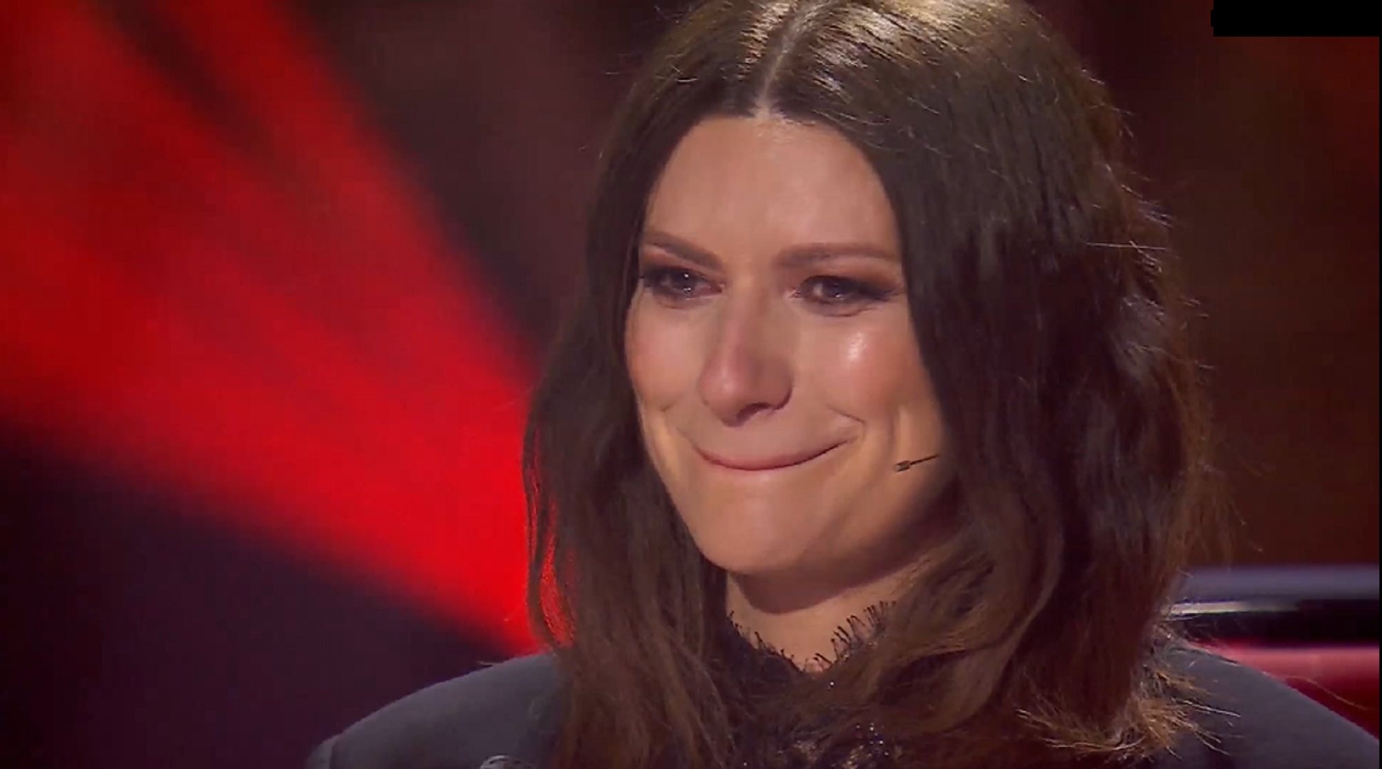 Laura Pausini, derrumbada en 'La Voz'