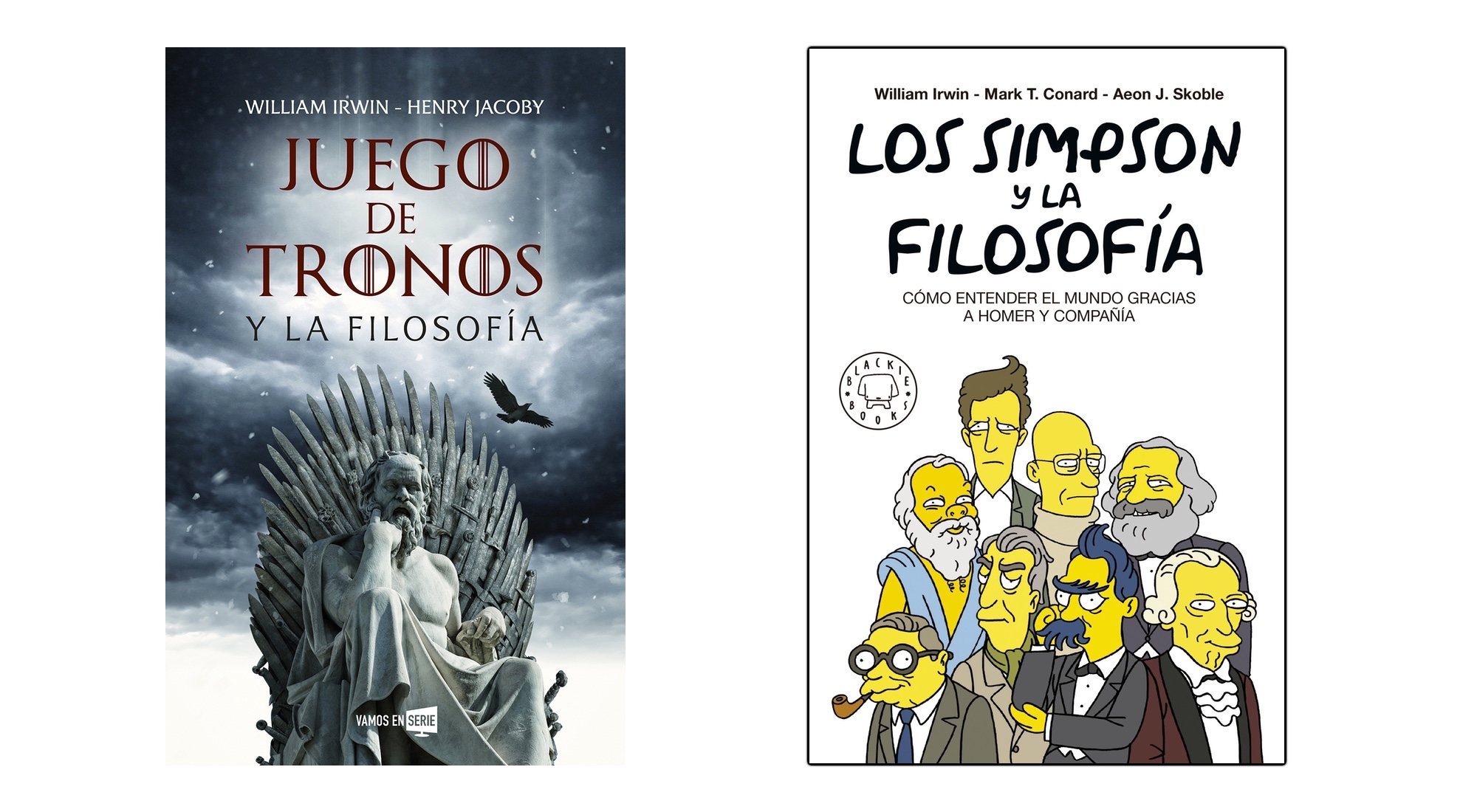 "Juego de Tronos y la filosofía" y "Los Simpson y la filosofía"