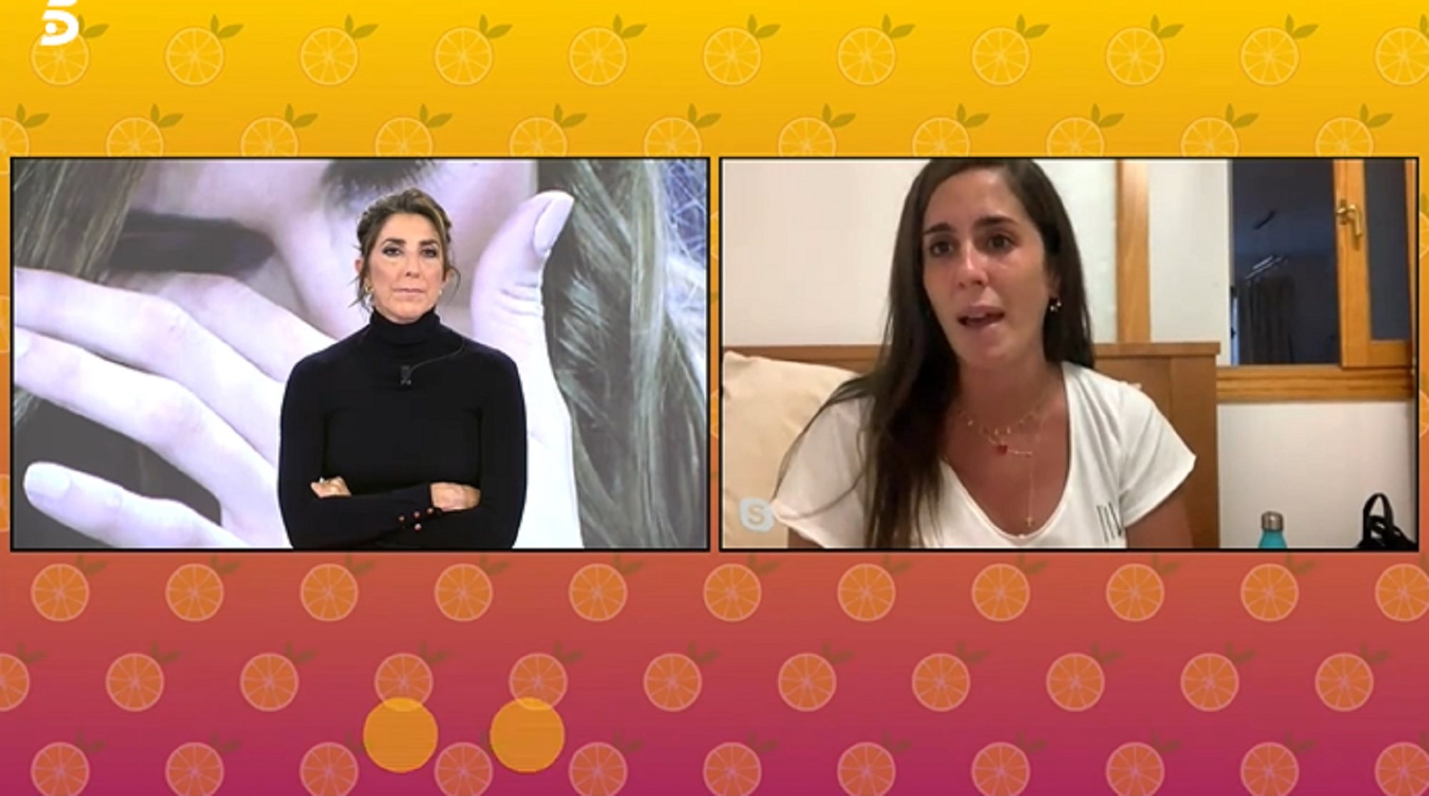 Anabel Pantoja no puede contener las lágrimas en 'Sálvame'