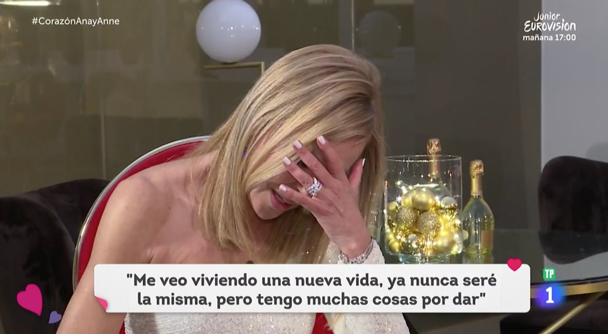 Ana Obregón se emociona durante su entrevista a 'Corazón'