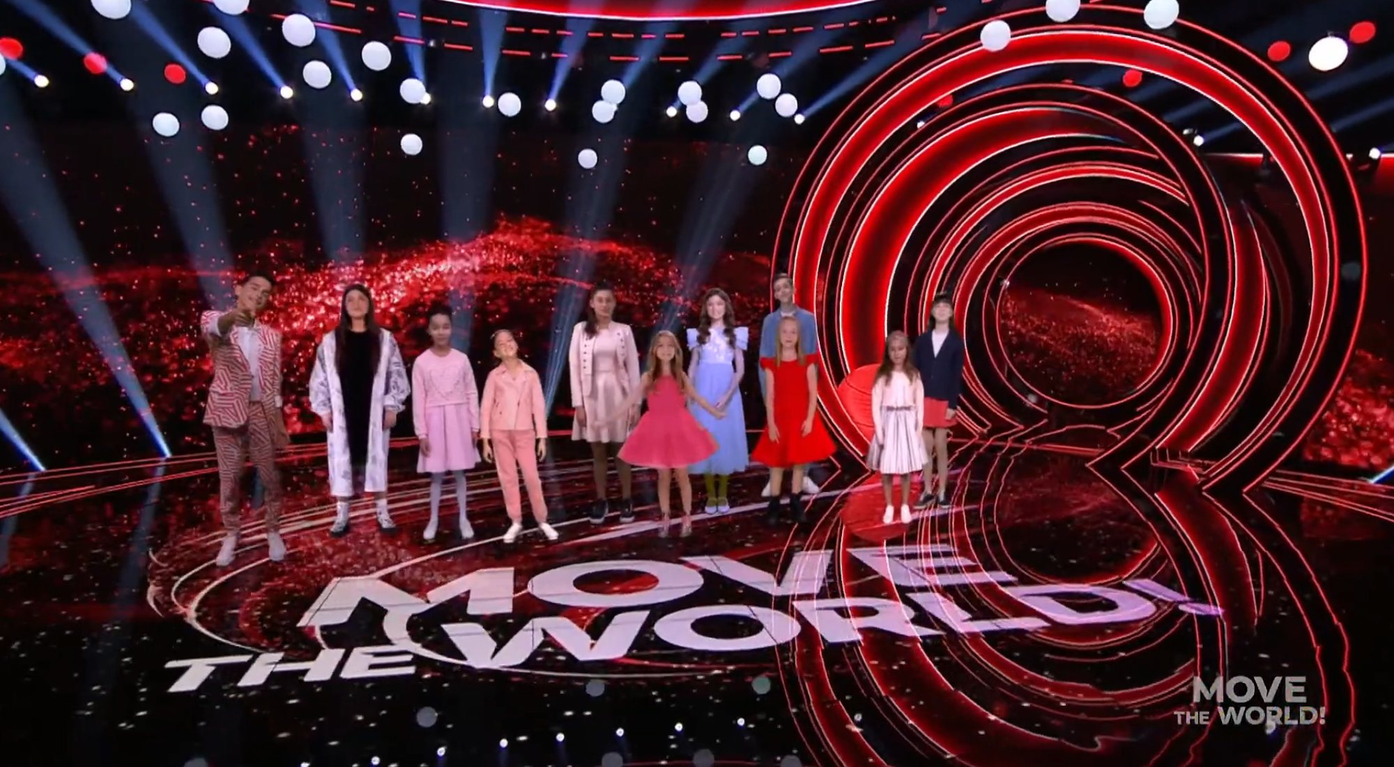 Los participantes de Eurovisión 2020 durante su actuación grupal