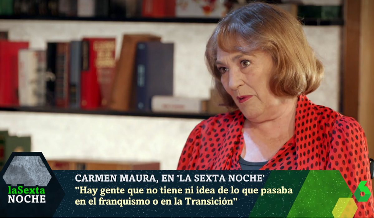 Carmen Maura es entrevistada en 'laSexta noche'