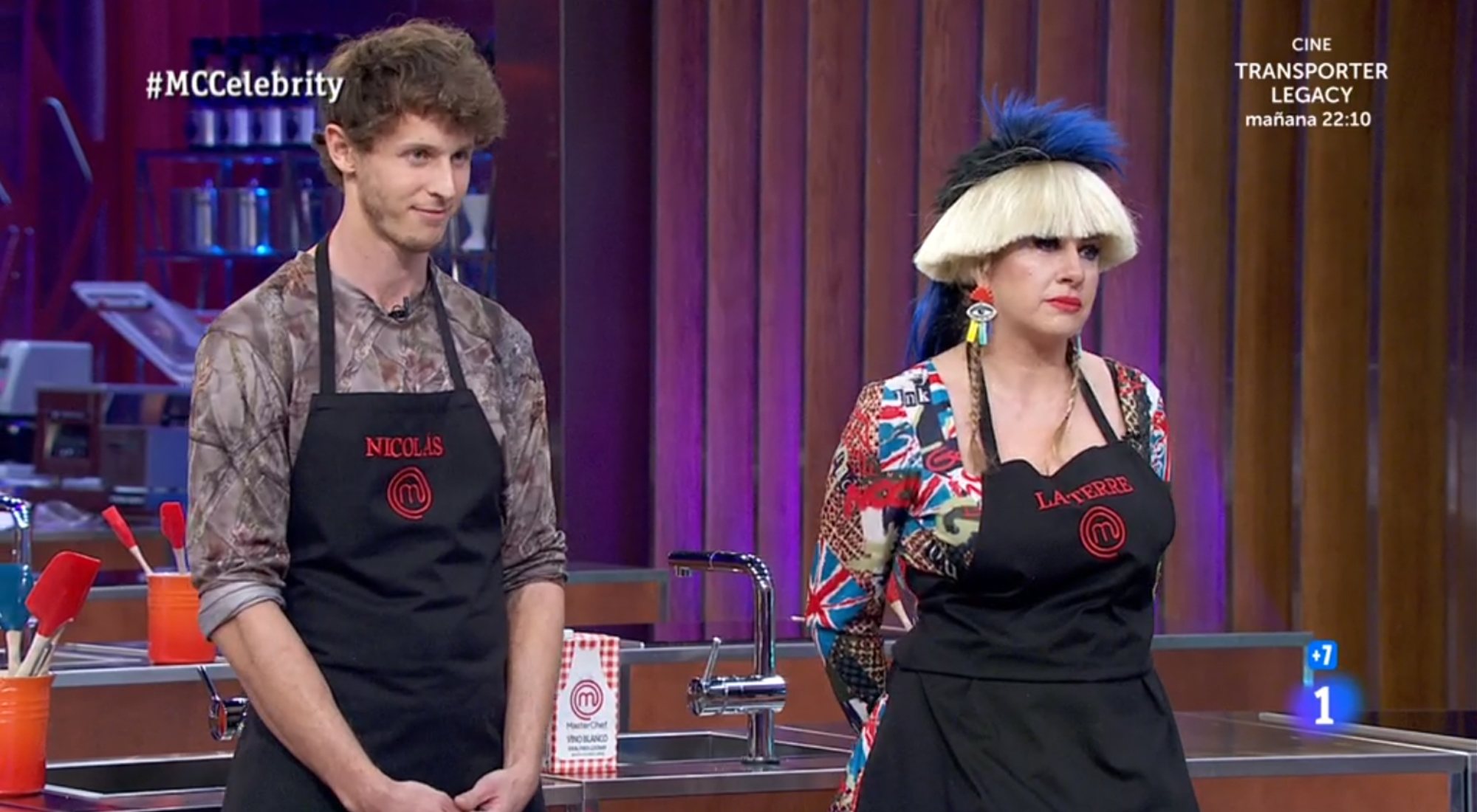 Nicolás y La Terre, en la cuerda floja en la semifinal de 'MasterChef Celebrity 5'