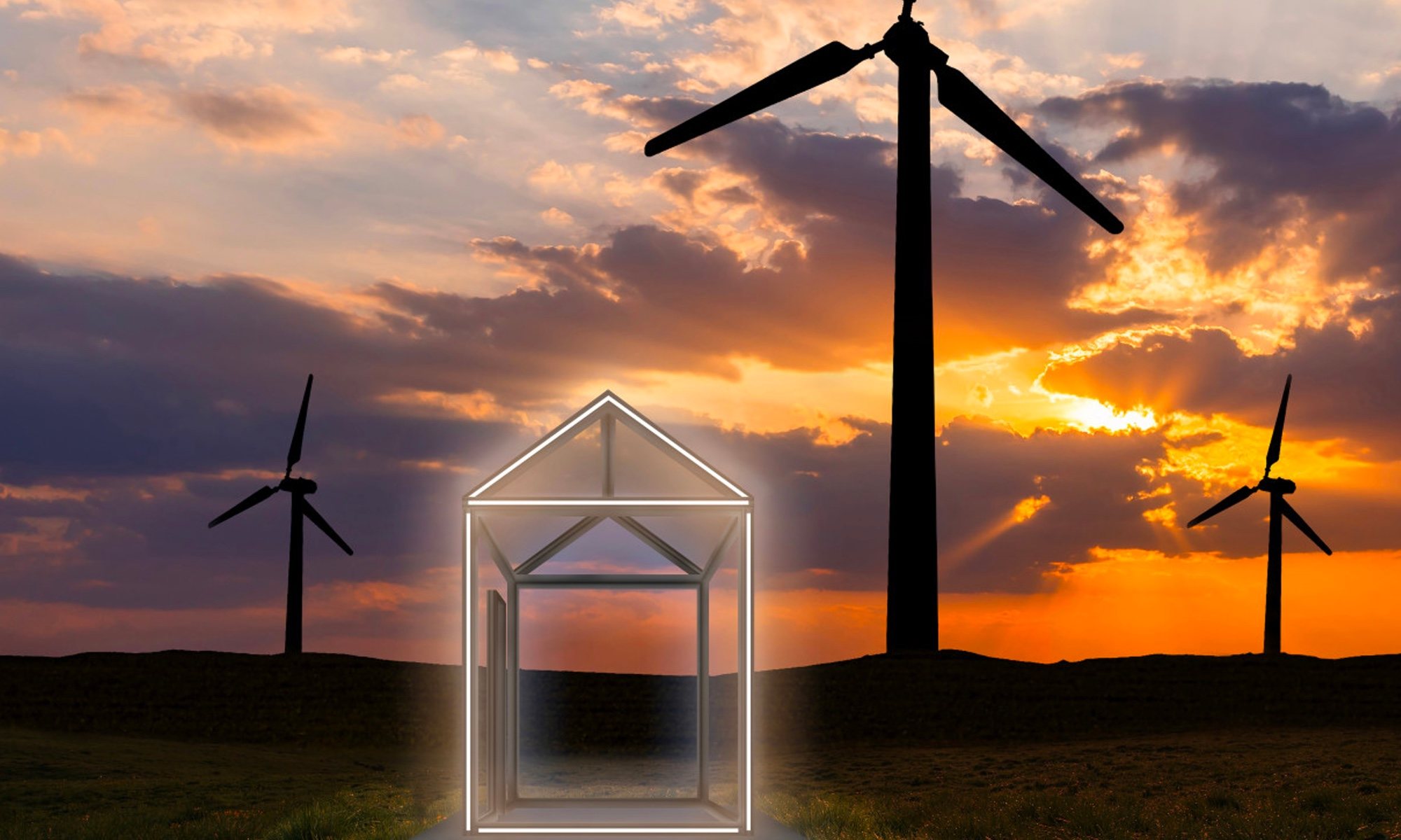 La casita pequeña donde harán las postales del Festival de Eurovisión 2021