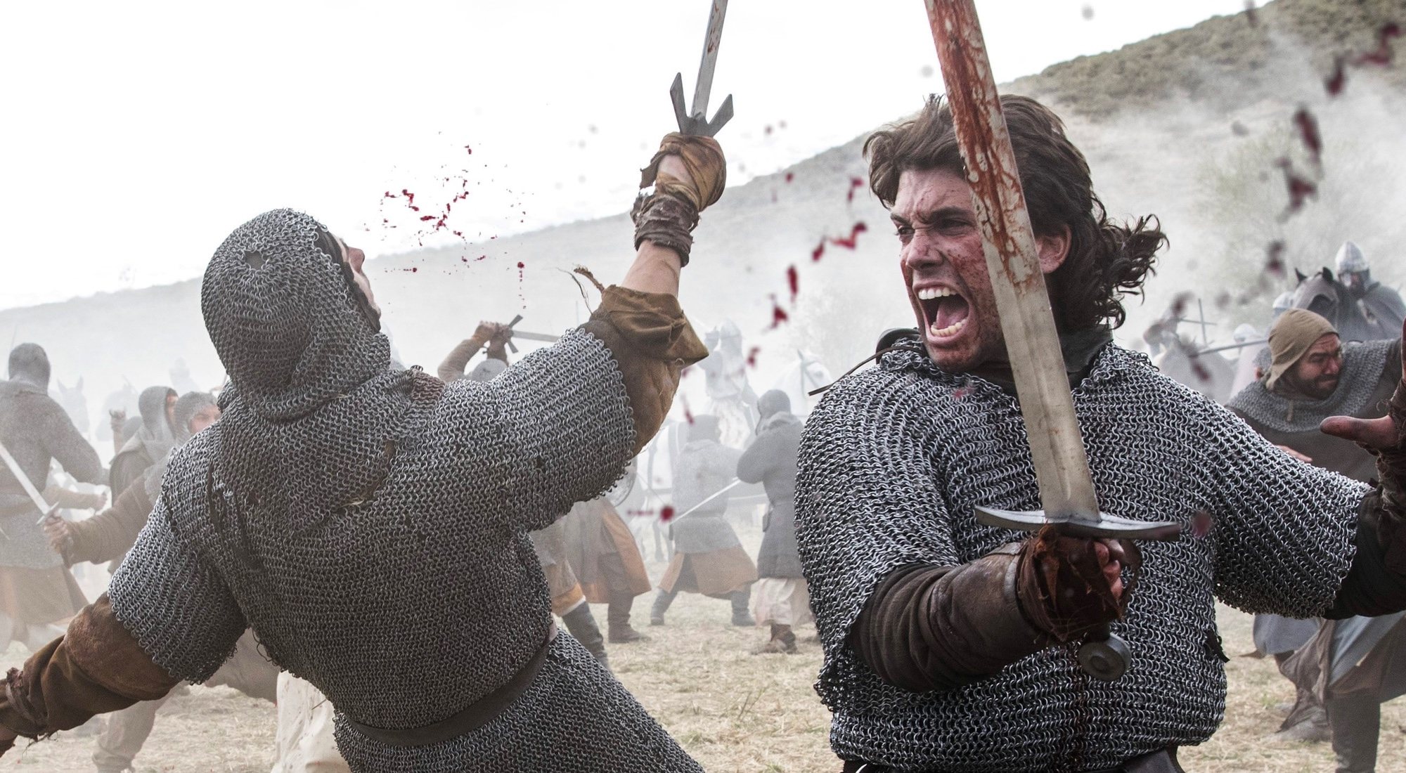 Jaime Lorente protagoniza una escena de acción en 'El Cid'