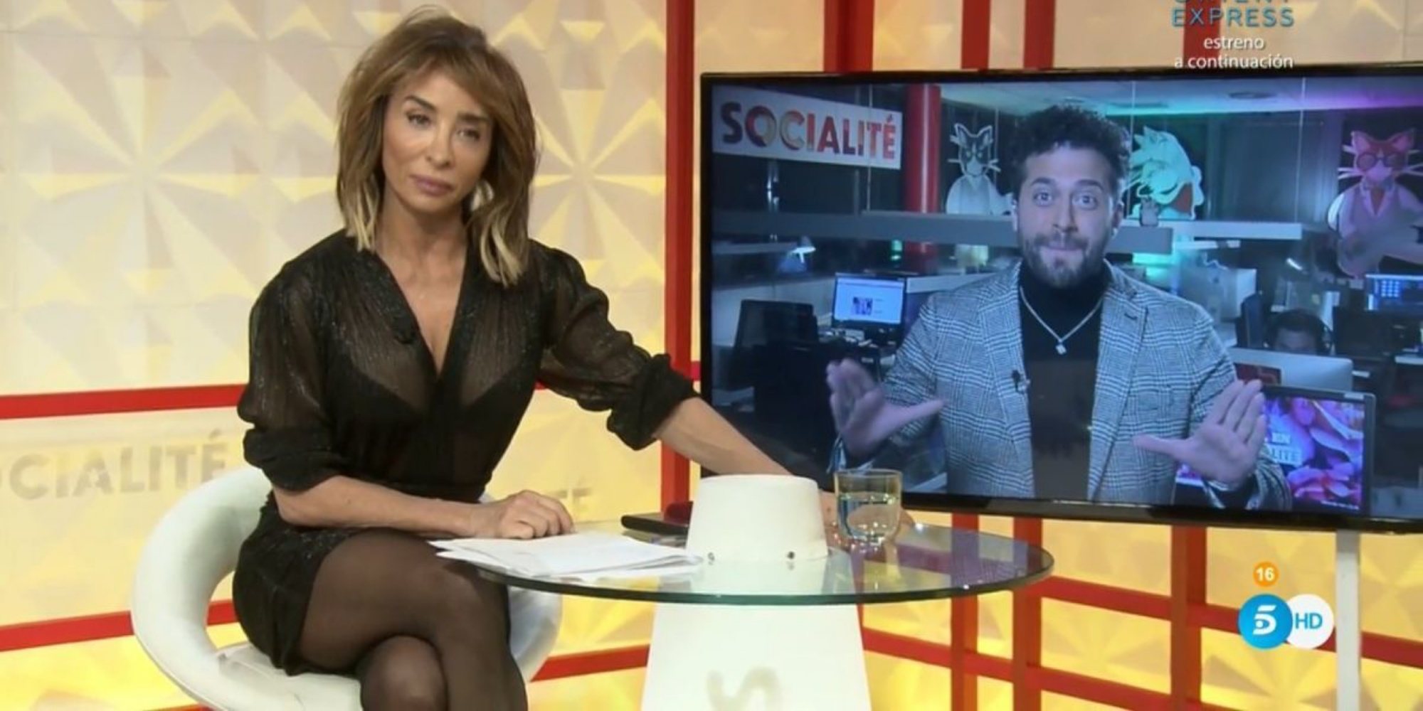 María Patiño, presentadora de 'Socialité'