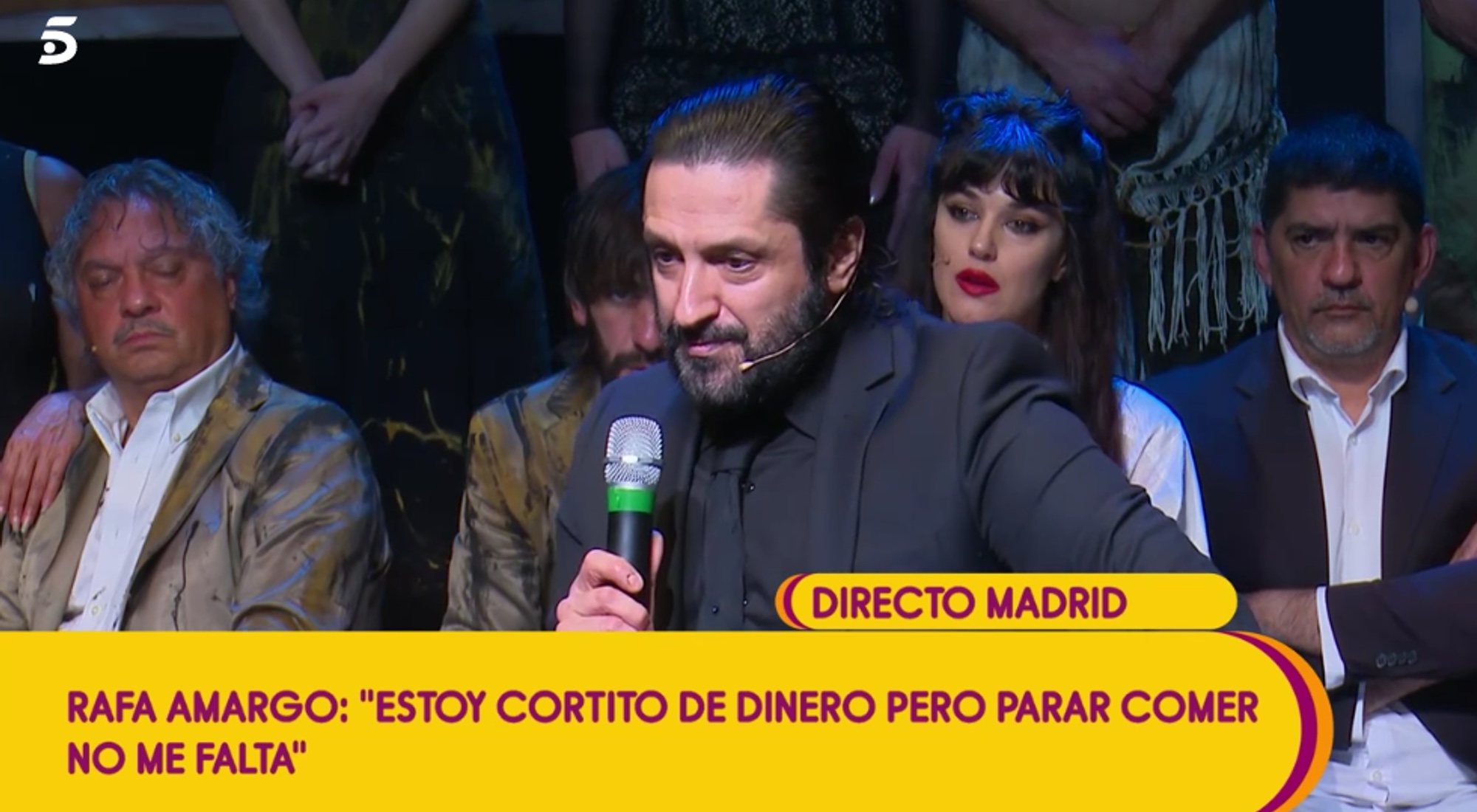 Rafael Amargo en la rueda de prensa que dio en el teatro La Latina para aclarar lo sucedido en los últimos días