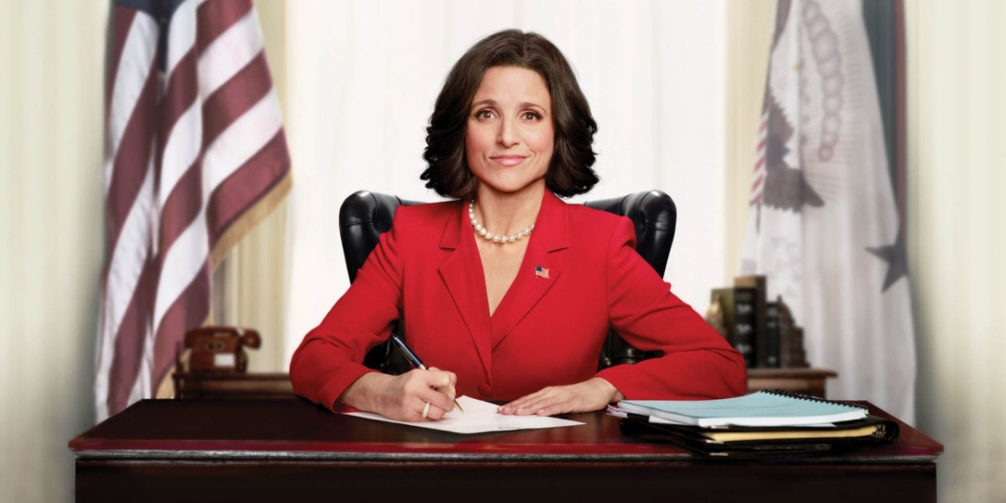 Julia Louis-Dreyfus como Selina Meyer en 'Veep'