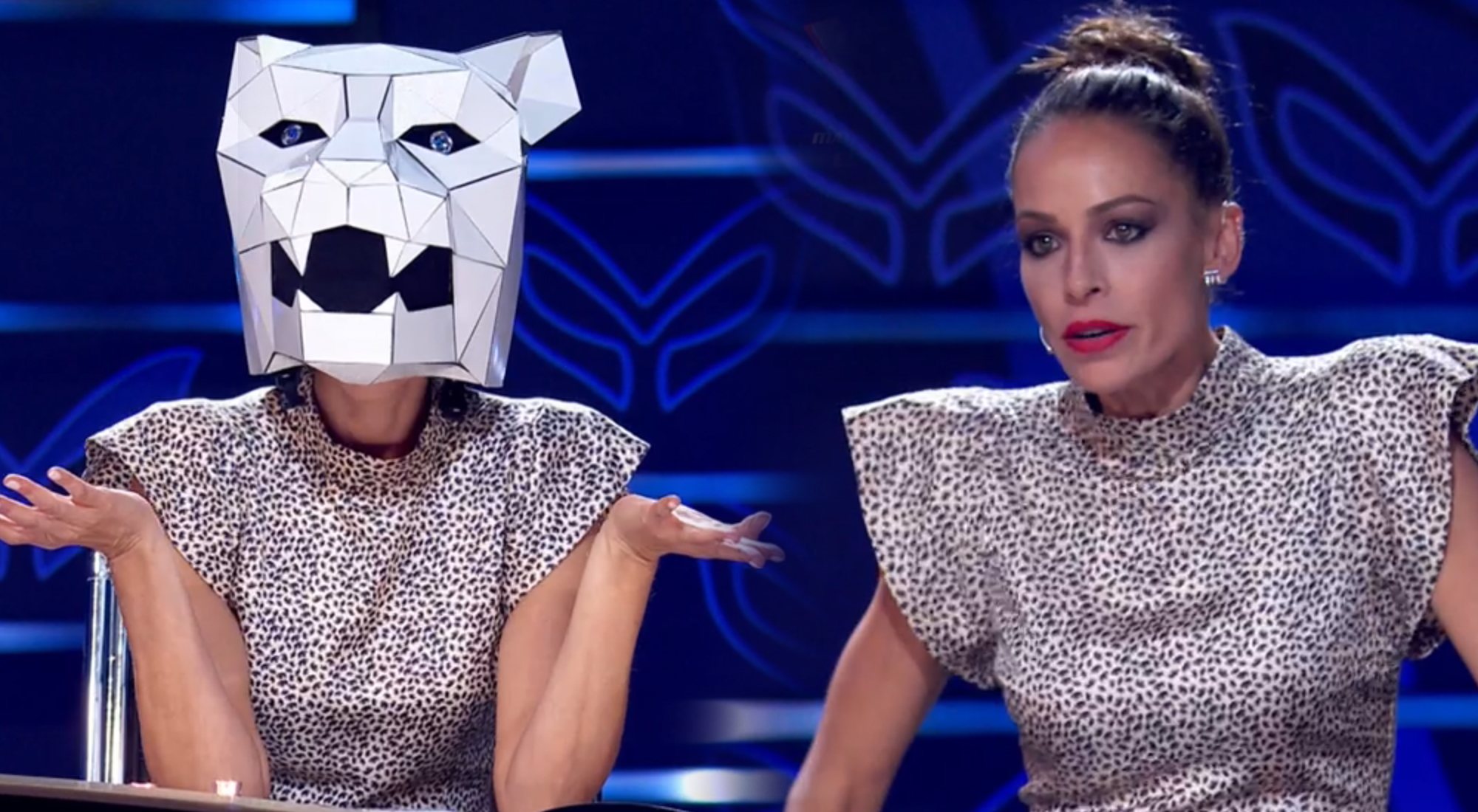 Eva González antes y después de quitarse la máscara en 'Mask Singer'