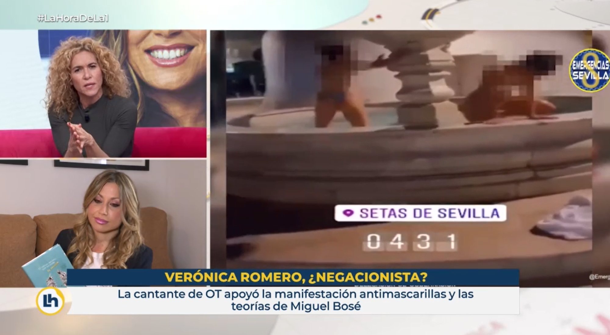 Cristina Fernández y Verónica Romero en 'La hora de La 1'