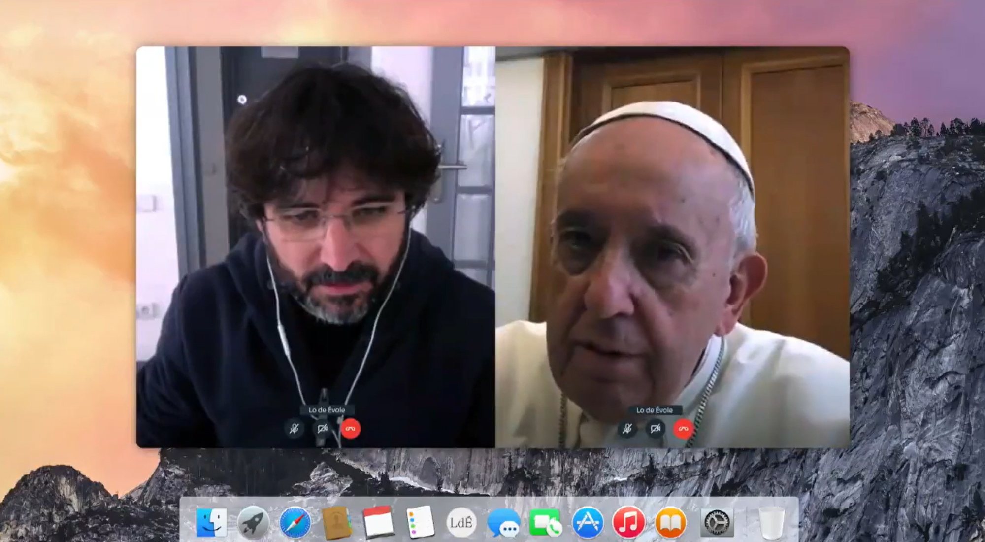 Jordi Évole y el Papa conversan en 'Lo de Évole'