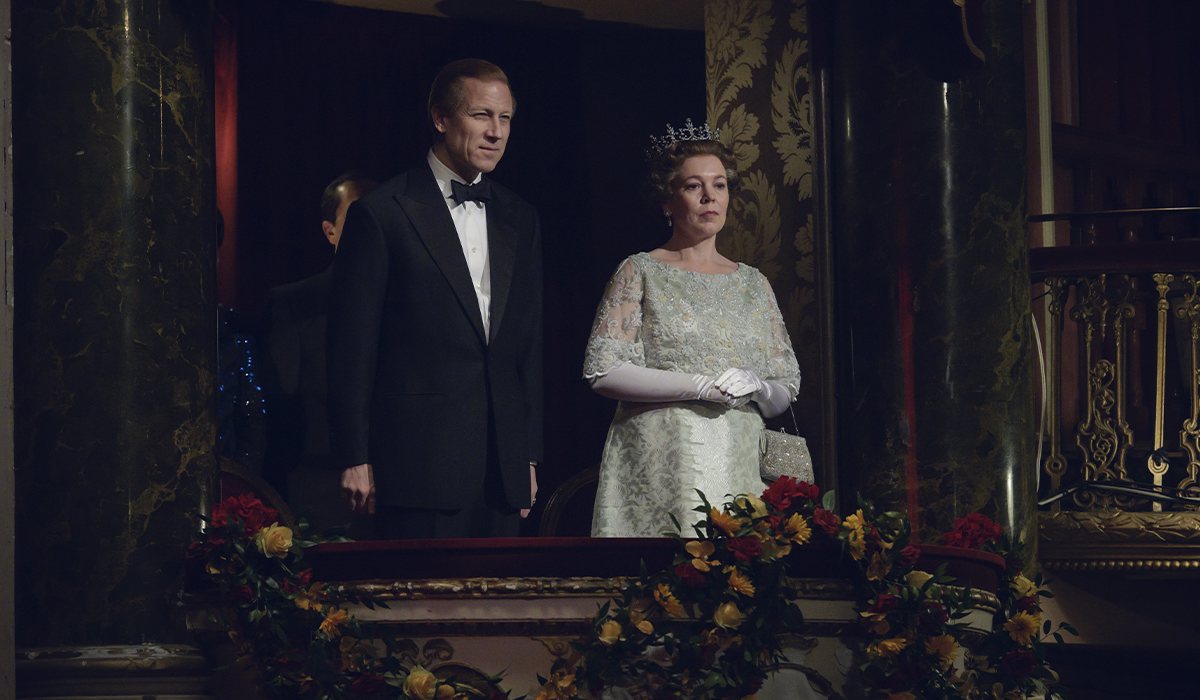 Olivia Colman y Tobias Menzies en 'The Crown'