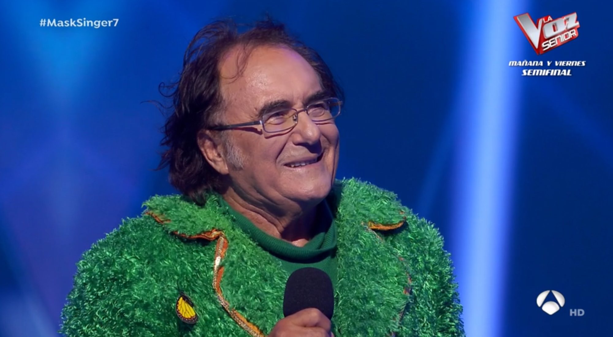 Albano, tras quitarse la máscara de Girasol en la semifinal de 'Mask Singer'