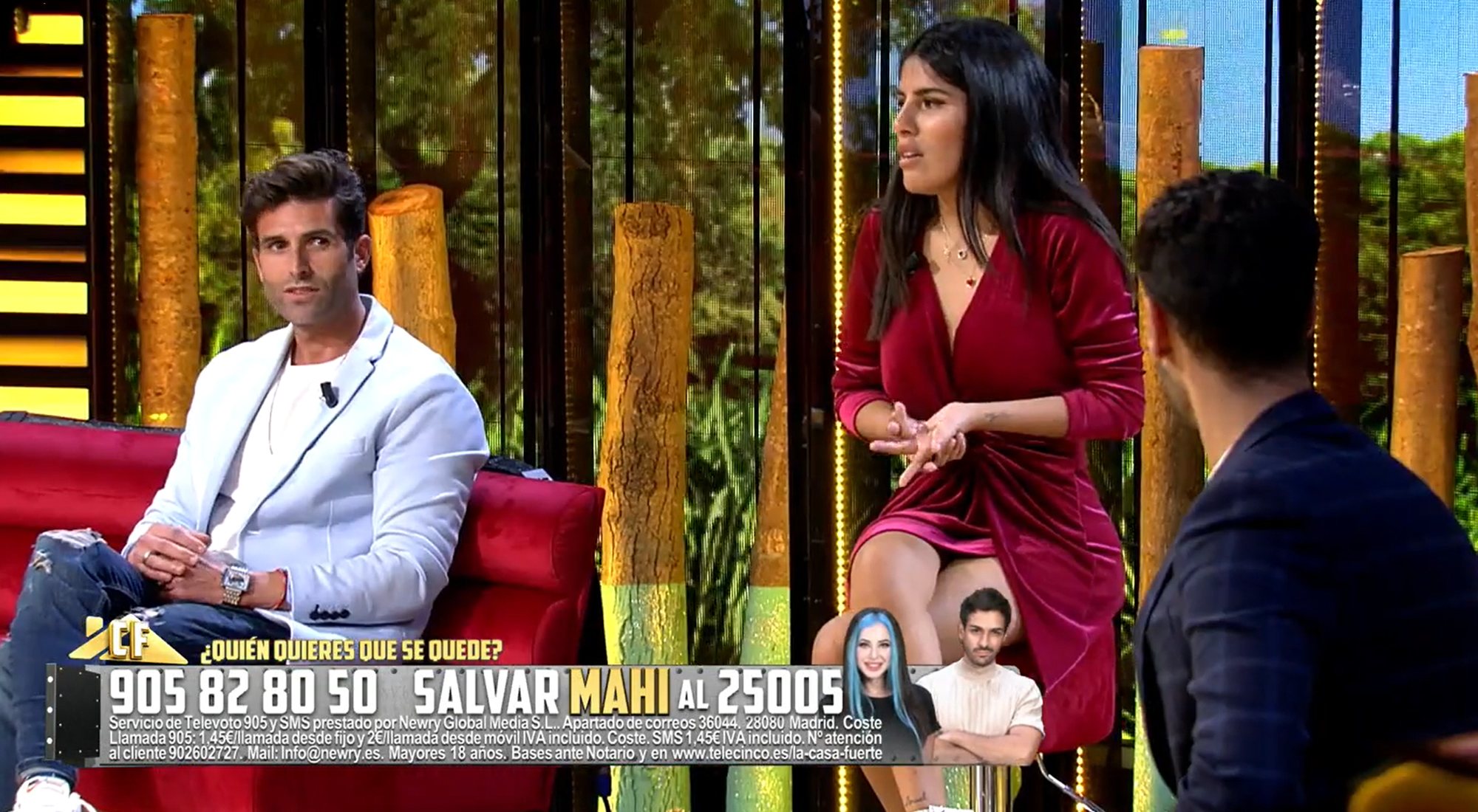 Efrén, cara a cara con Isa Pantoja y Asraf en 'La casa fuerte 2'