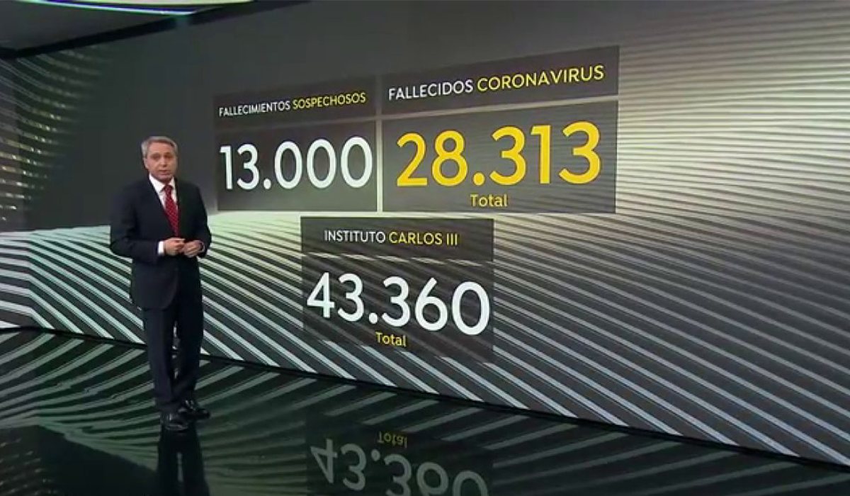Vicente Vallés en los informativos de Antena 3