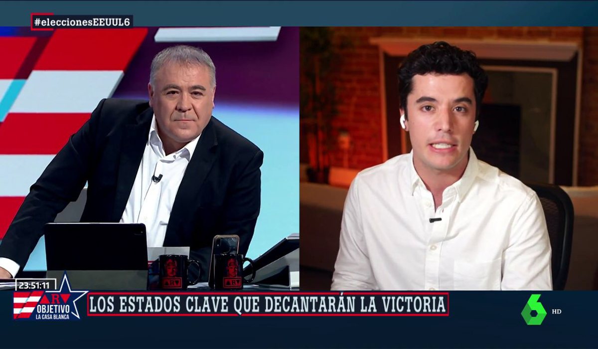 Antonio García Ferreras y Emilio Doménech en 'Al rojo vivio: Objetivo la Casa Blanca'
