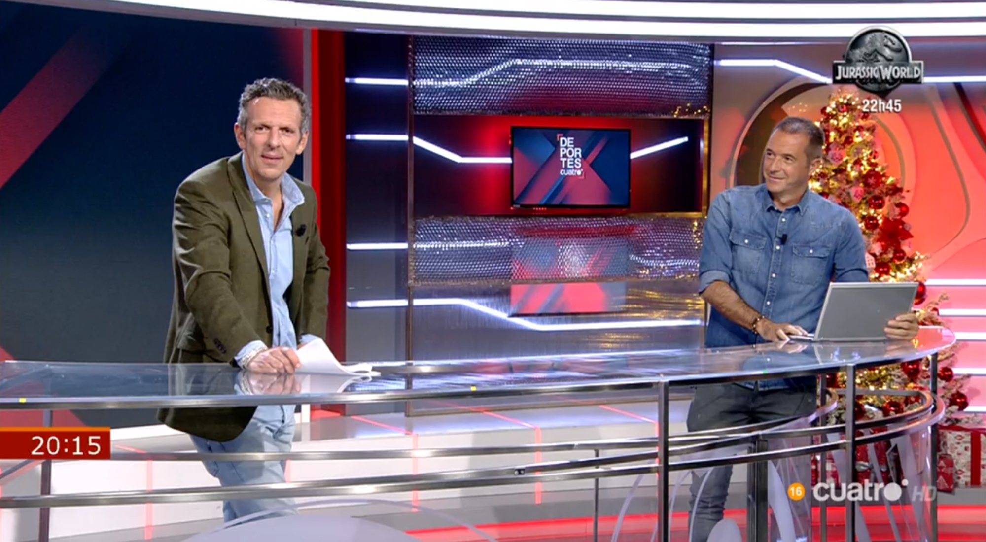 Joaquín Prat se disculpa tras la interrupción de 'Cuatro al día' desde el plató de 'Deportes Cuatro'