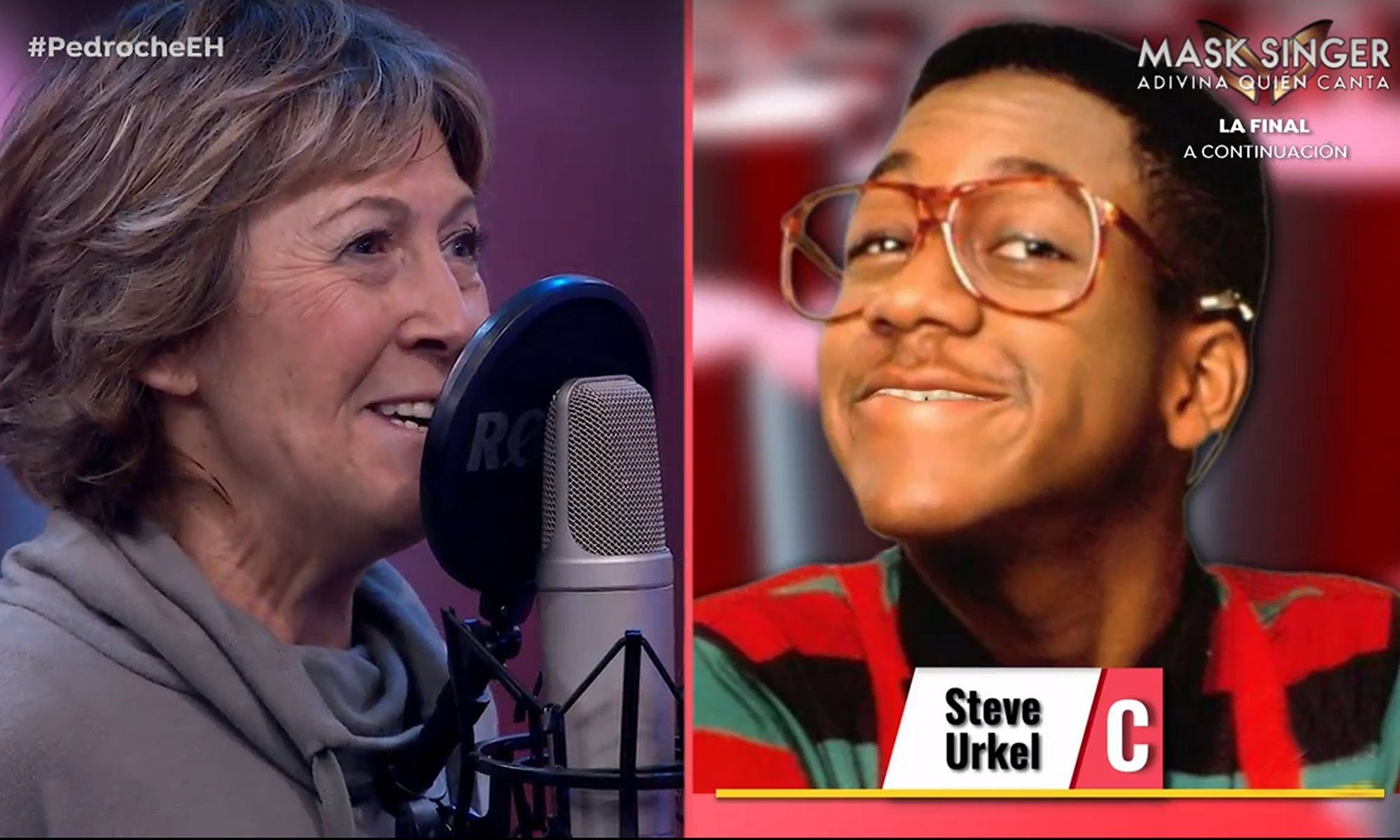 Pilar Coronado, actriz de doblaje de Steve Urkel, en &#39;El hormiguero 3.0&#39;