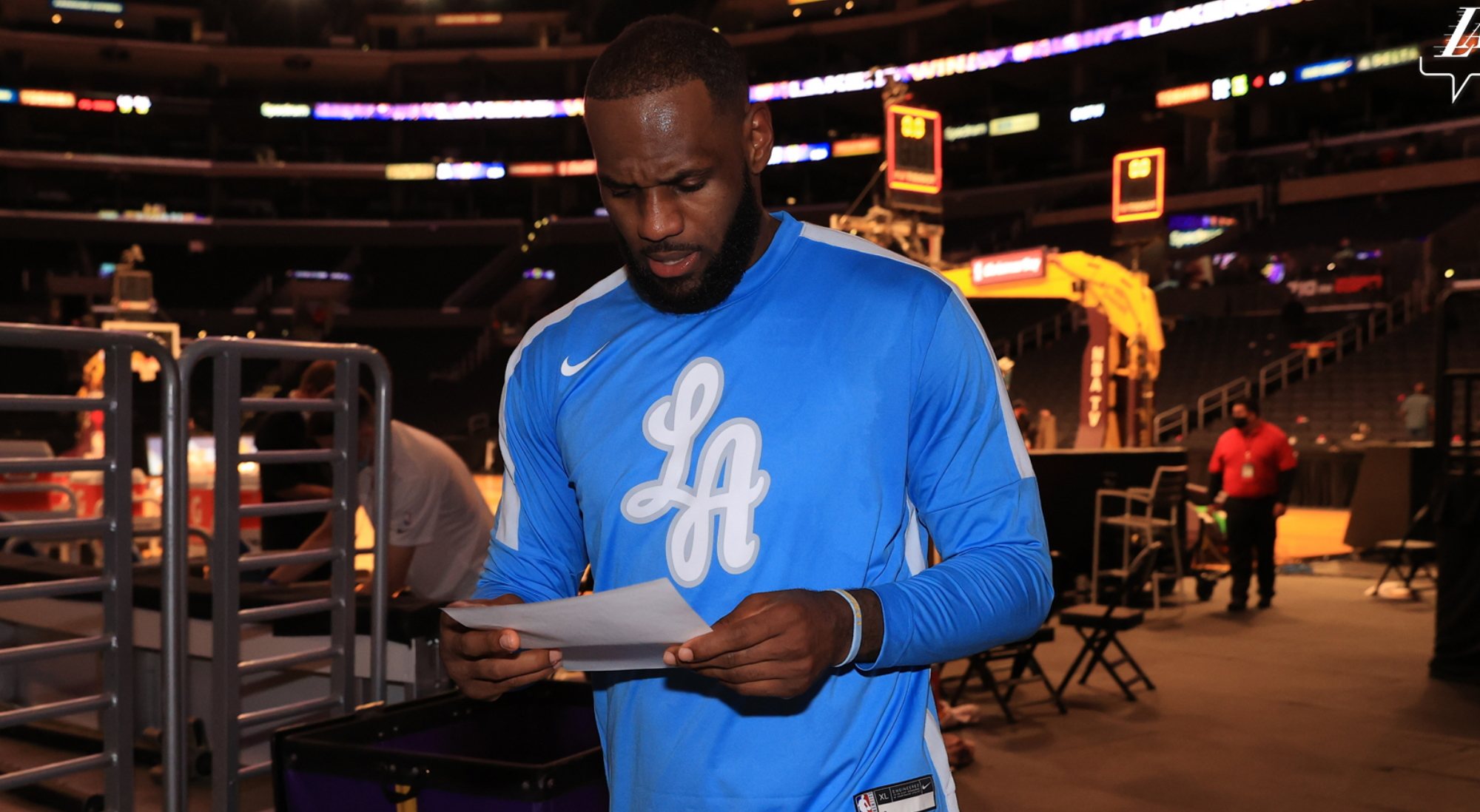 LeBron James, jugador de los Lakers