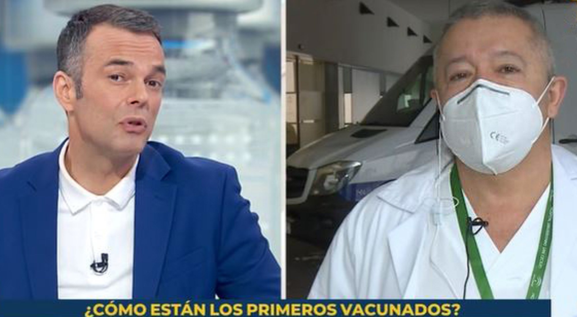 Igor Gómez entrevista al primer médico andaluz en recibir la vacuna contra la covid-19