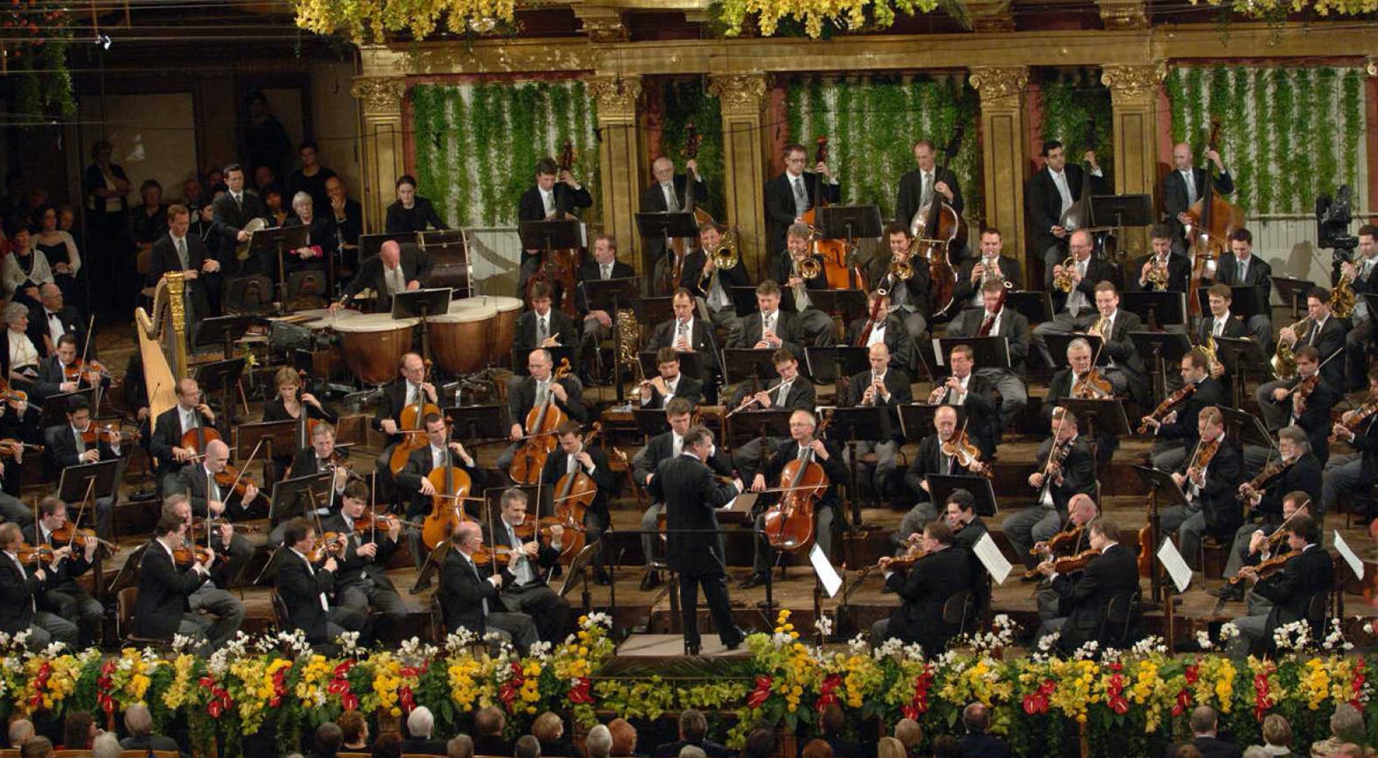 La Filarmónica de Viena durante el Concierto de Año Nuevo